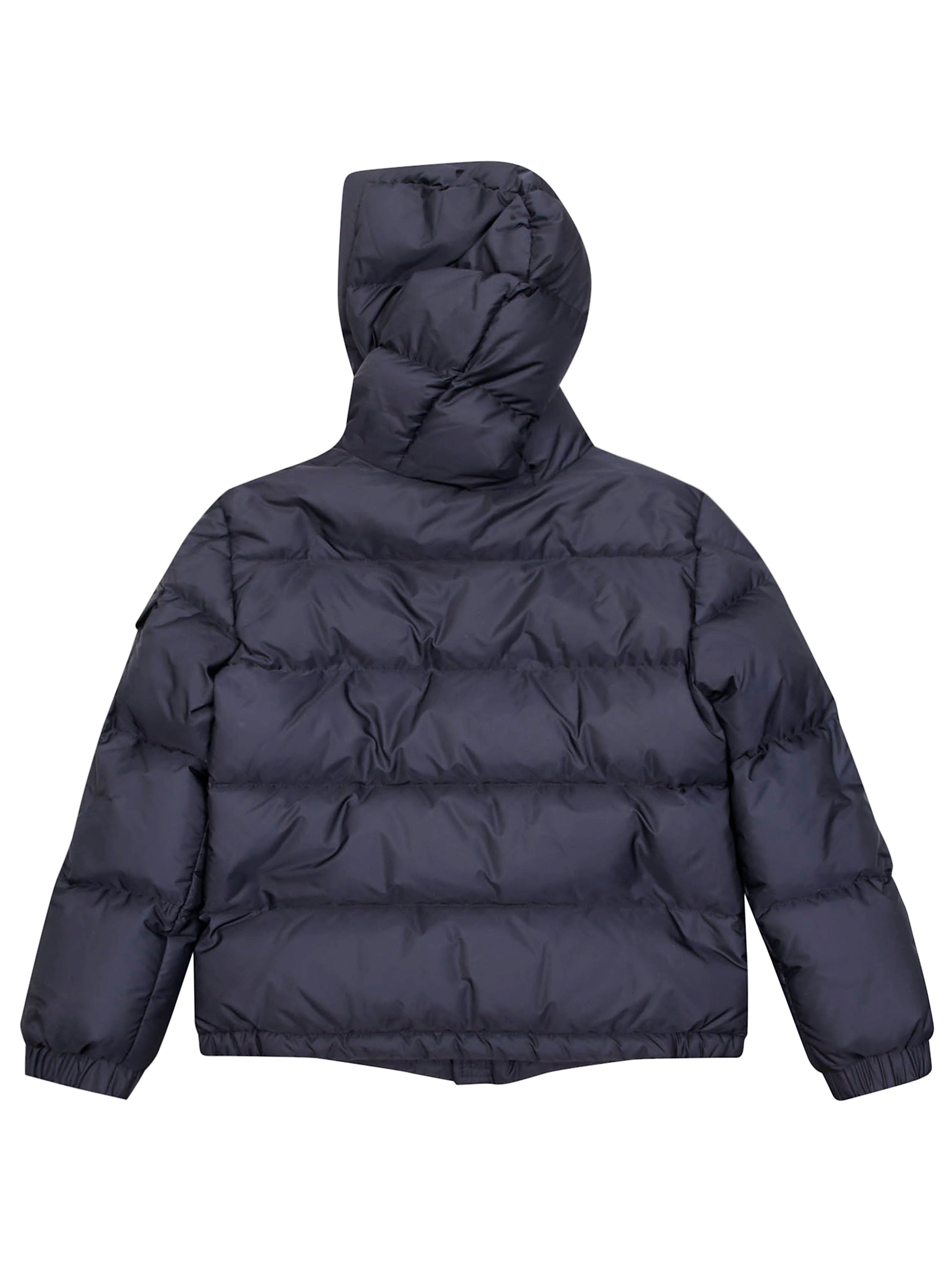 MONCLER Mini Hooded Jacket with Logo Patch