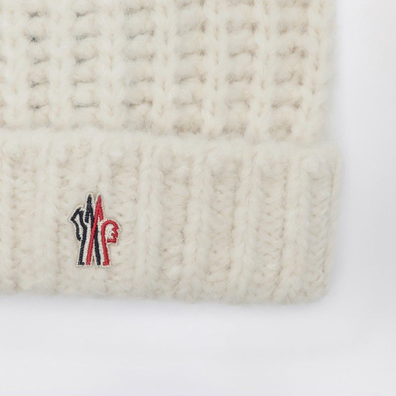 MONCLER GRENOBLE Ribbed Knit Alpaca Blend Beanie