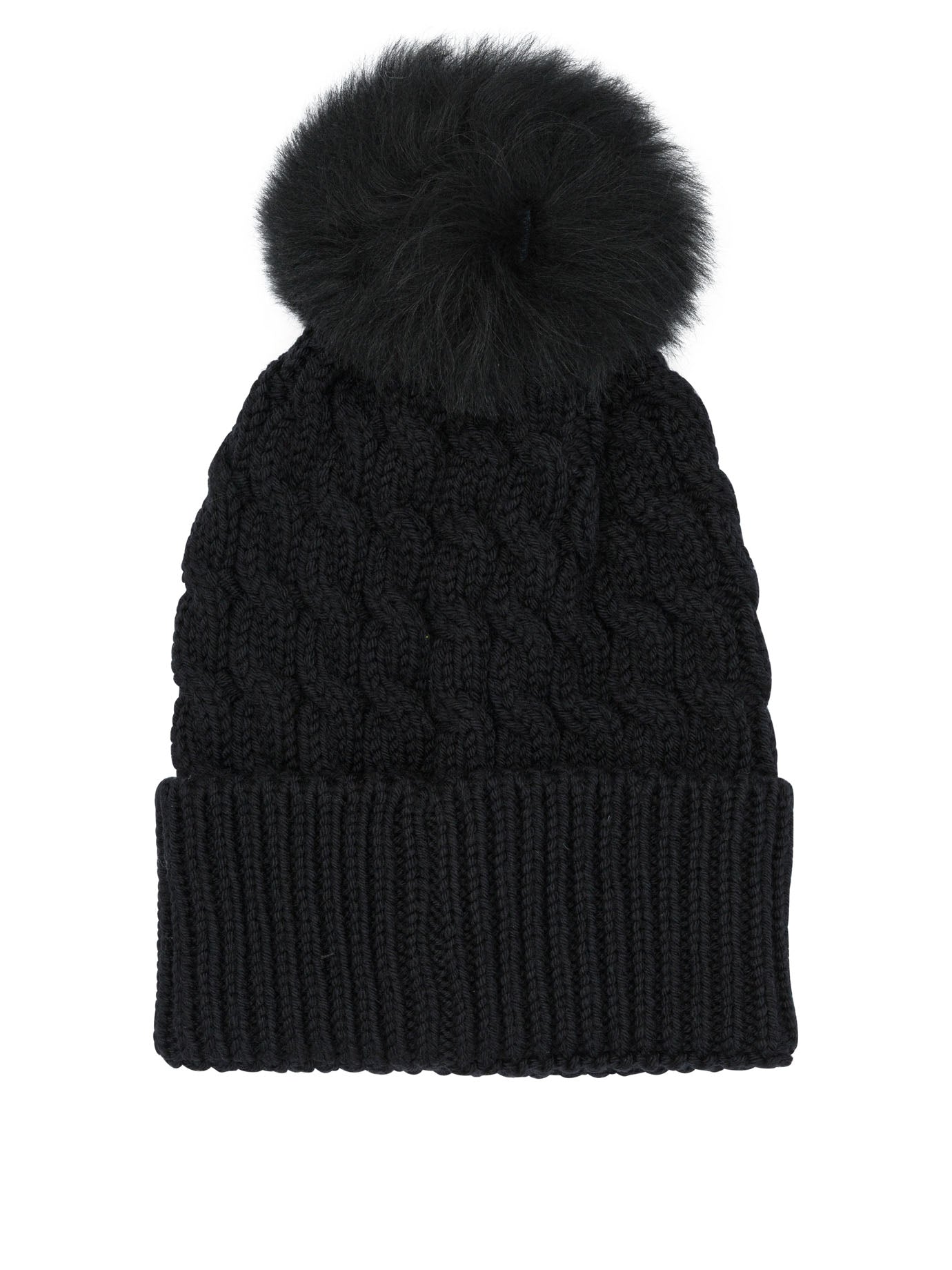 MONCLER GRENOBLE Wool Beanie with Logo for Women
