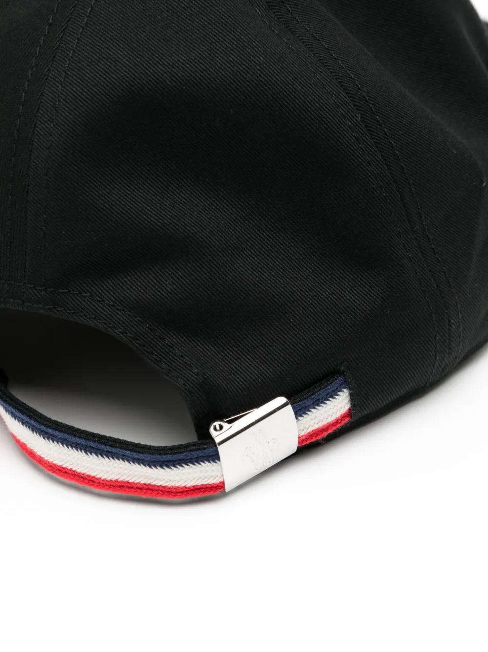 MONCLER Cotton Gabardine Baseball Cap for Men - Adjustable Fit