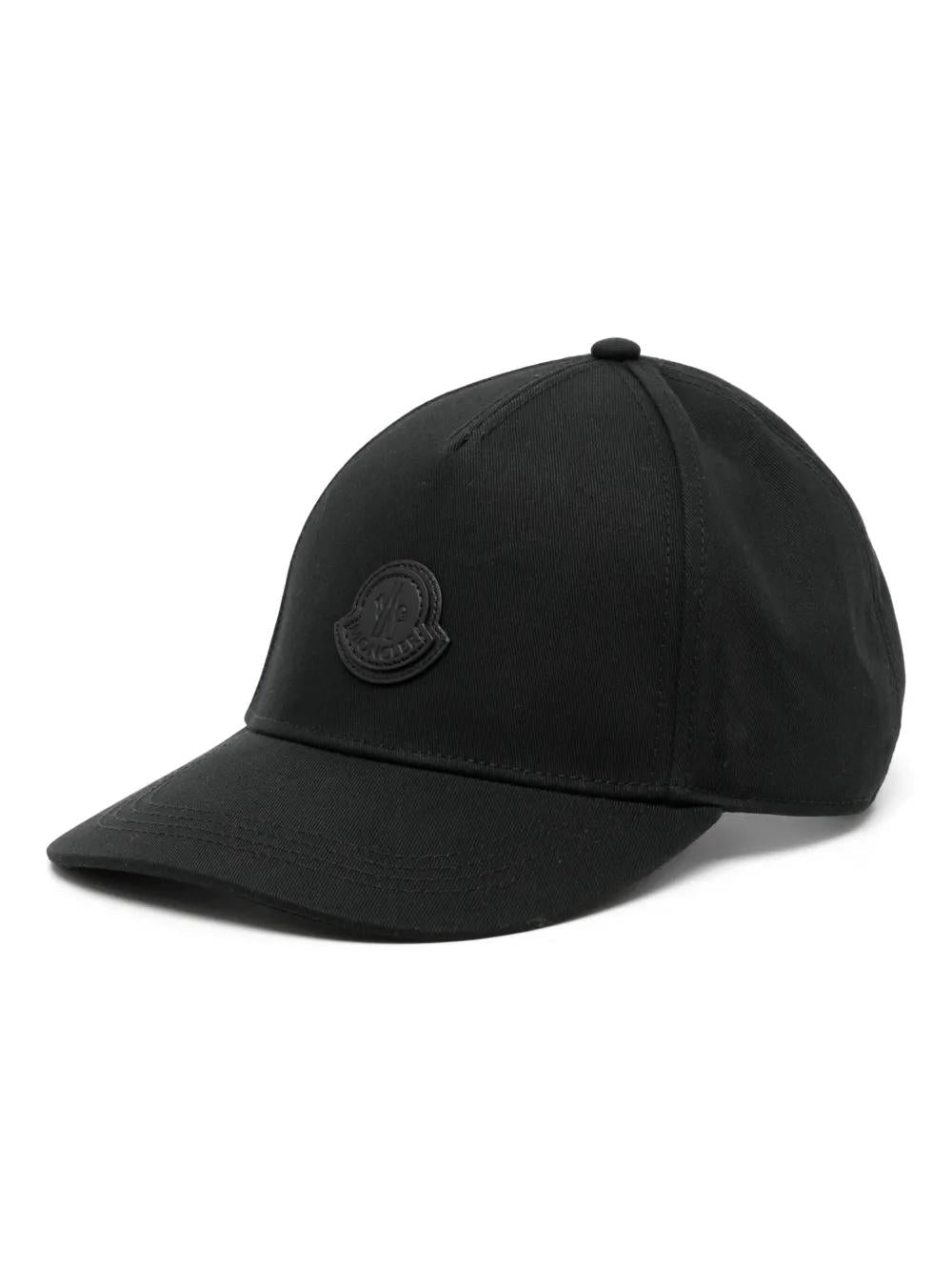 MONCLER Cotton Gabardine Baseball Cap for Men - Adjustable Fit