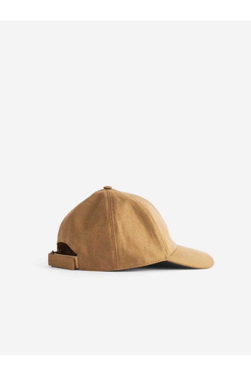 MONCLER Stylish Linen Baseball Cap for Men