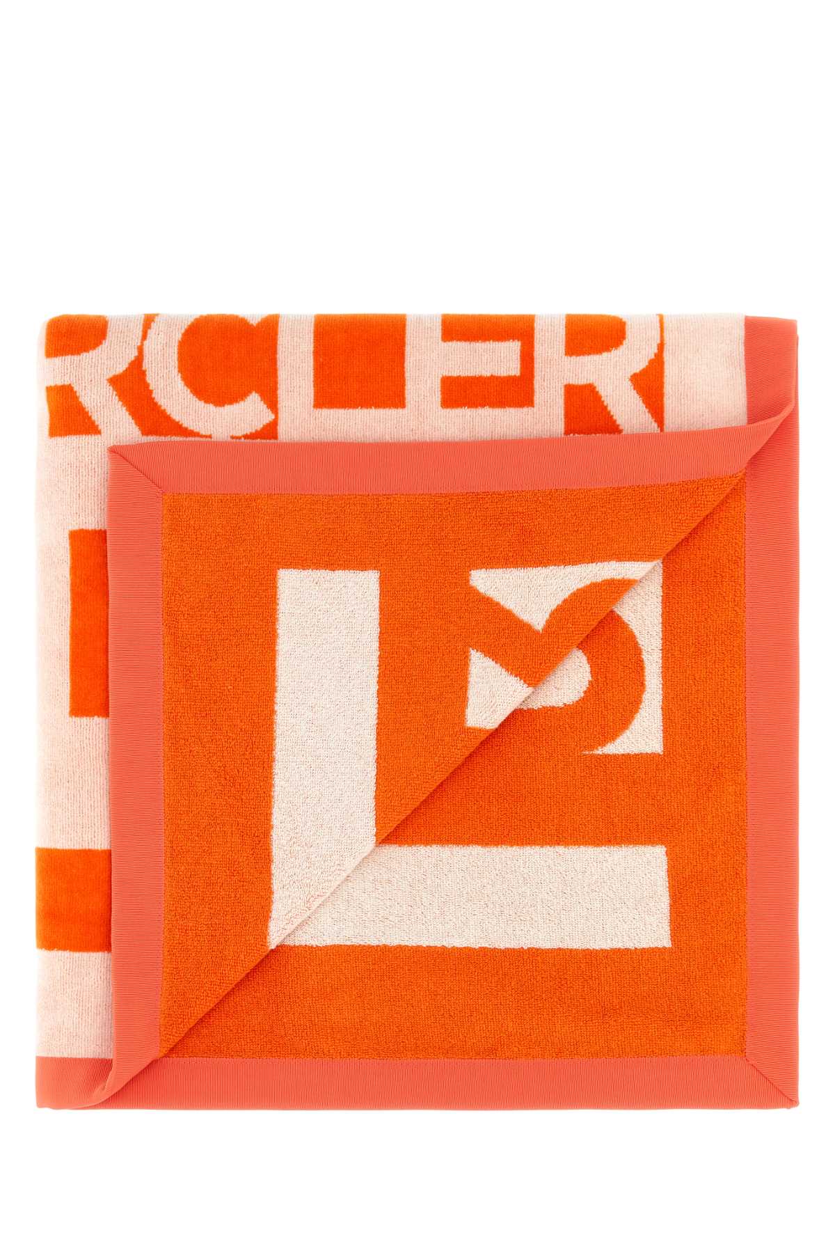 MONCLER Printed Terry Beach Towel - Oversized Design