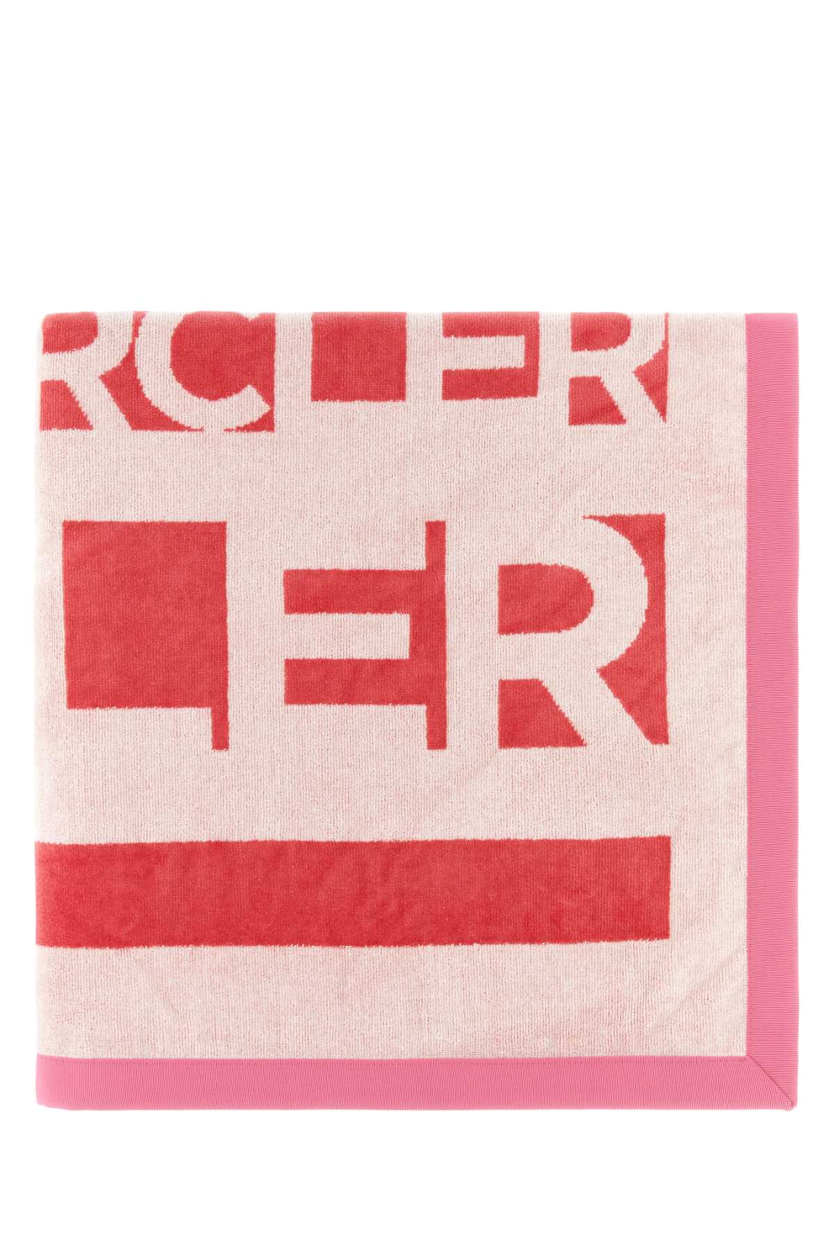 MONCLER Printed Terry Beach Towel