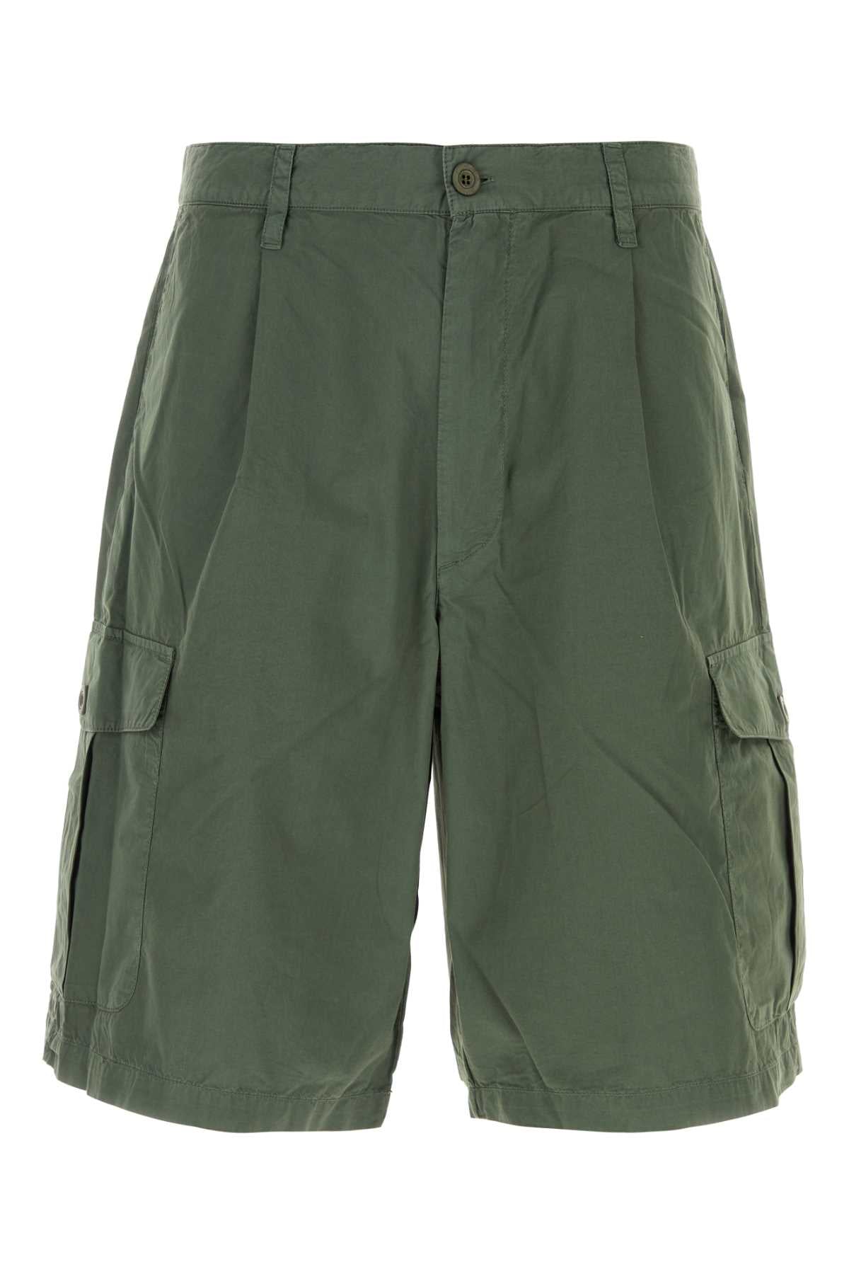 EMPORIO ARMANI Cotton Bermuda Shorts for Men - SS24