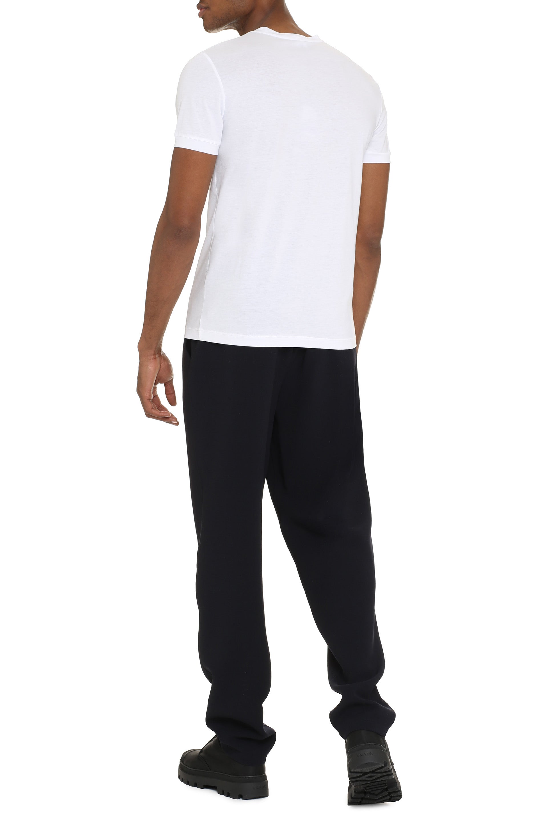 GIORGIO ARMANI COTTON T-Shirt - SS25 Collection for Men