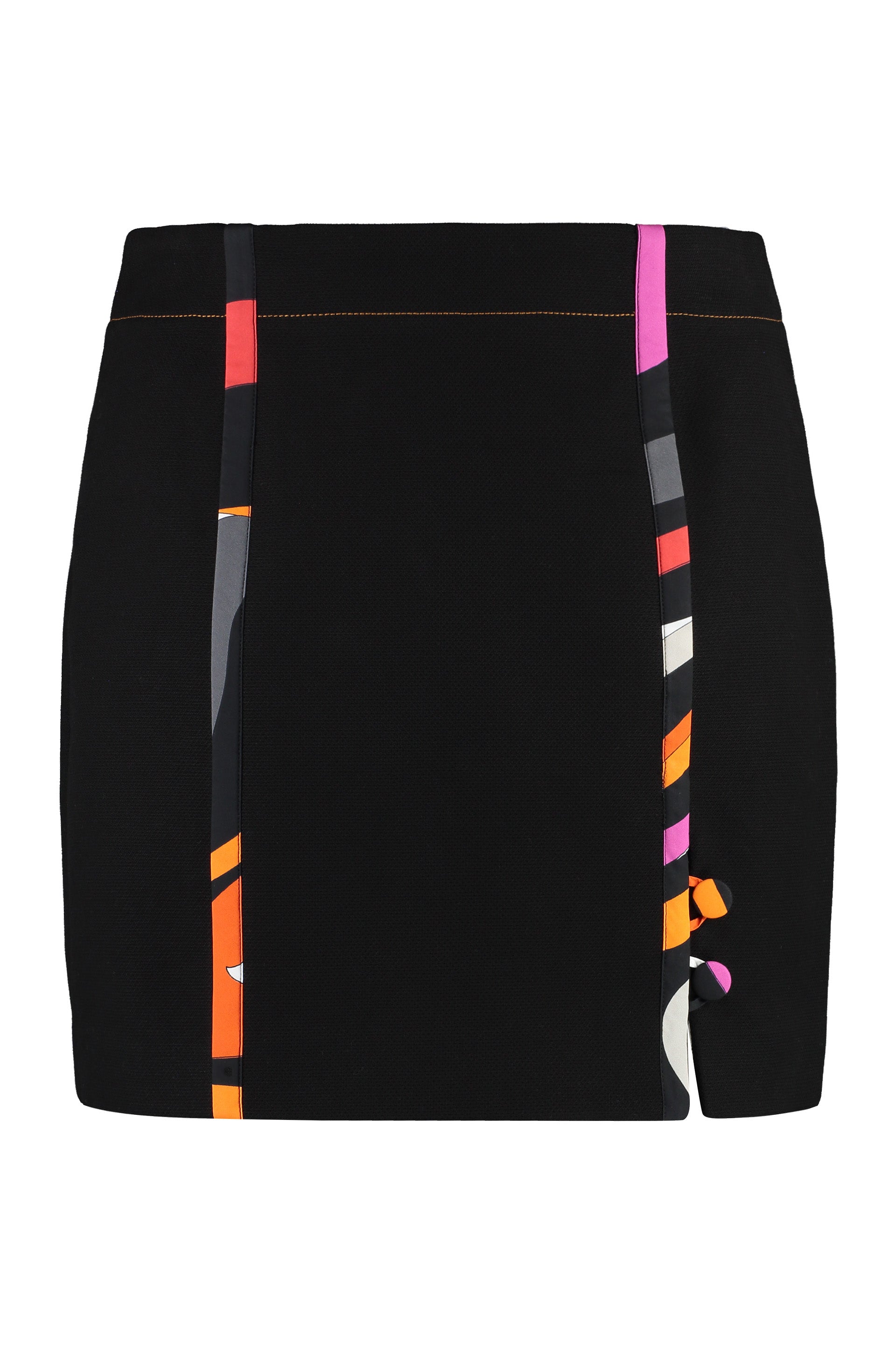 EMILIO PUCCI Chic Cotton Mini-Skirt with Contrast Stitching