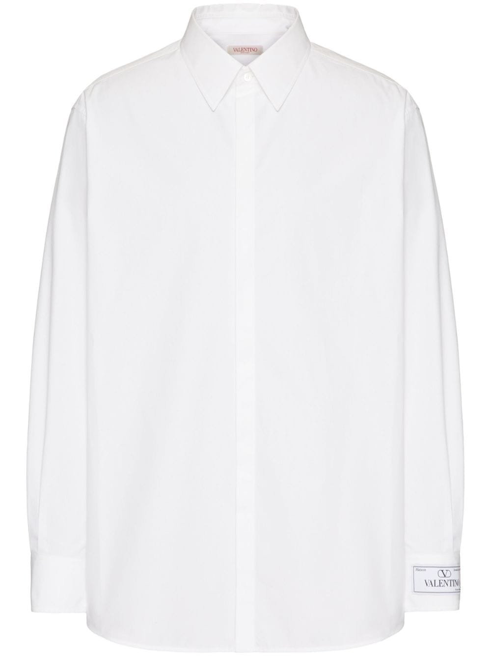 VALENTINO Contemporary Cotton Shirt - Regular Fit