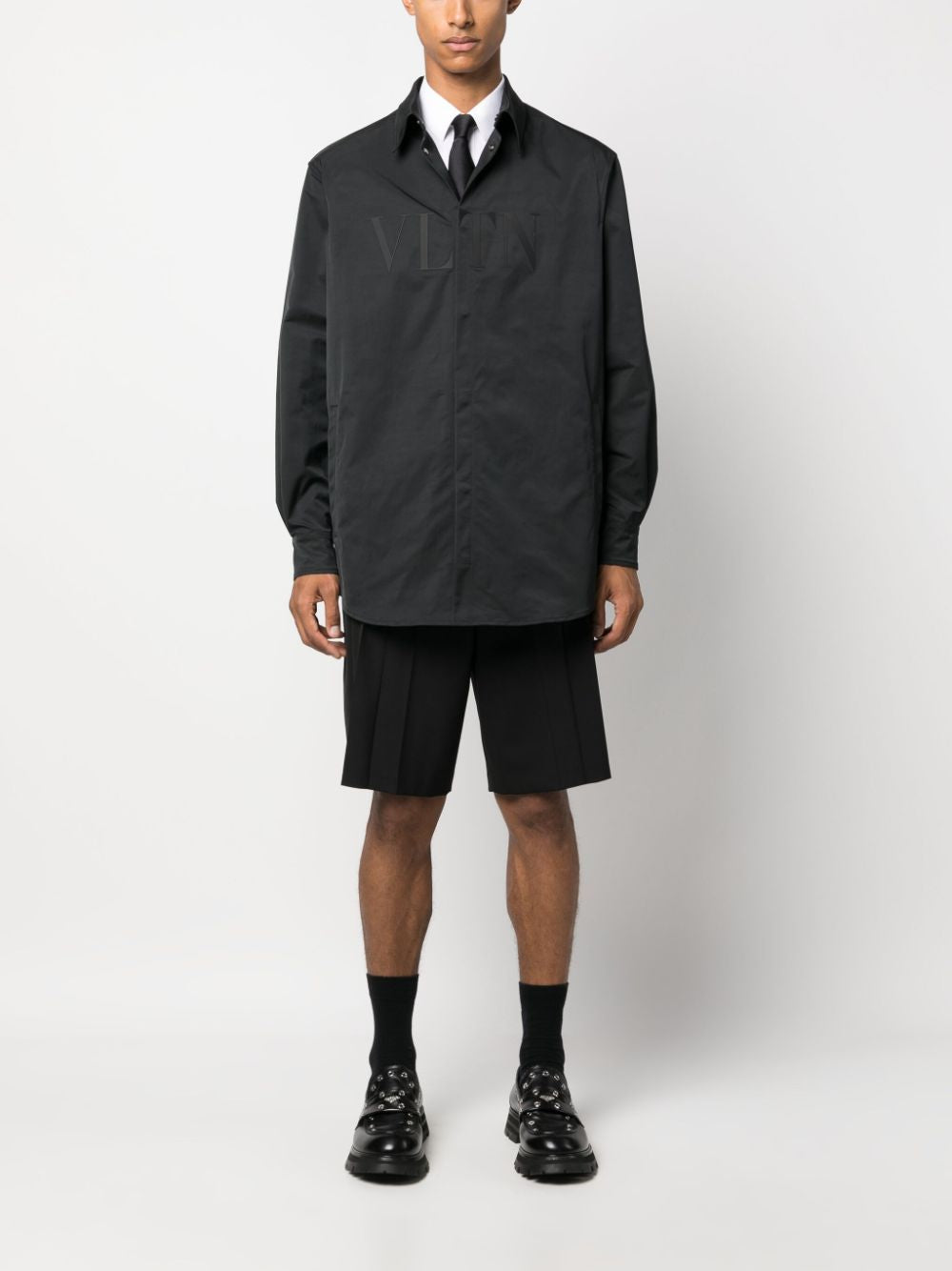 VALENTINO Technical Fabric Overshirt for Men