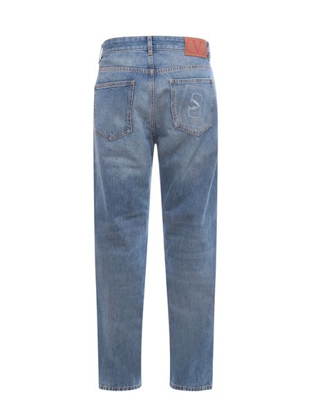 VALENTINO 5-Pocket Straight-Leg Jeans for Men