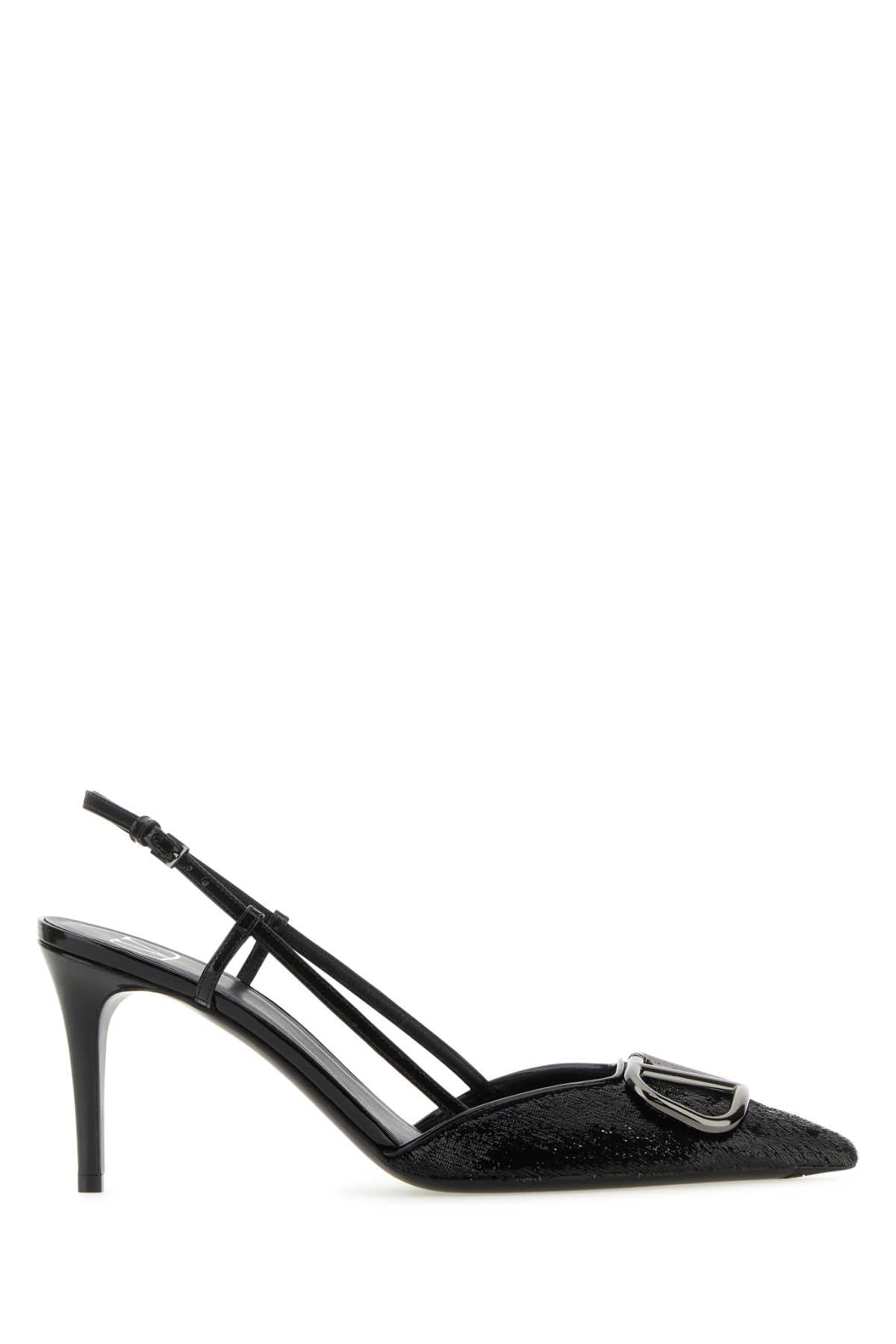 VALENTINO GARAVANI Chic Fabric Vlogo Pumps