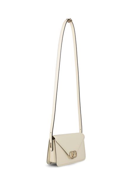 VALENTINO GARAVANI Leather Vlogo Crossbody Handbag