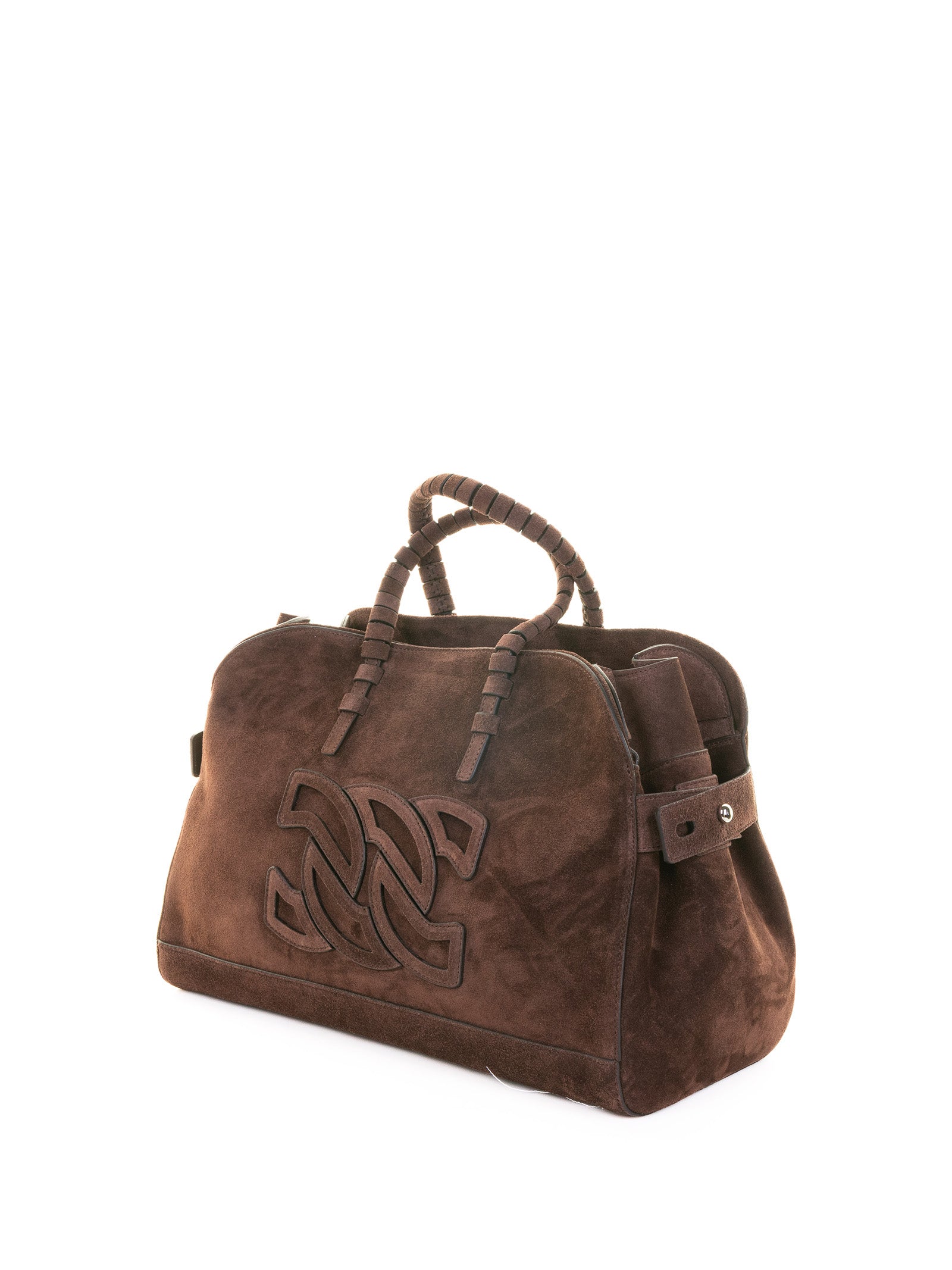 CASADEI Park Avenue Double Handle Handbag - Suede