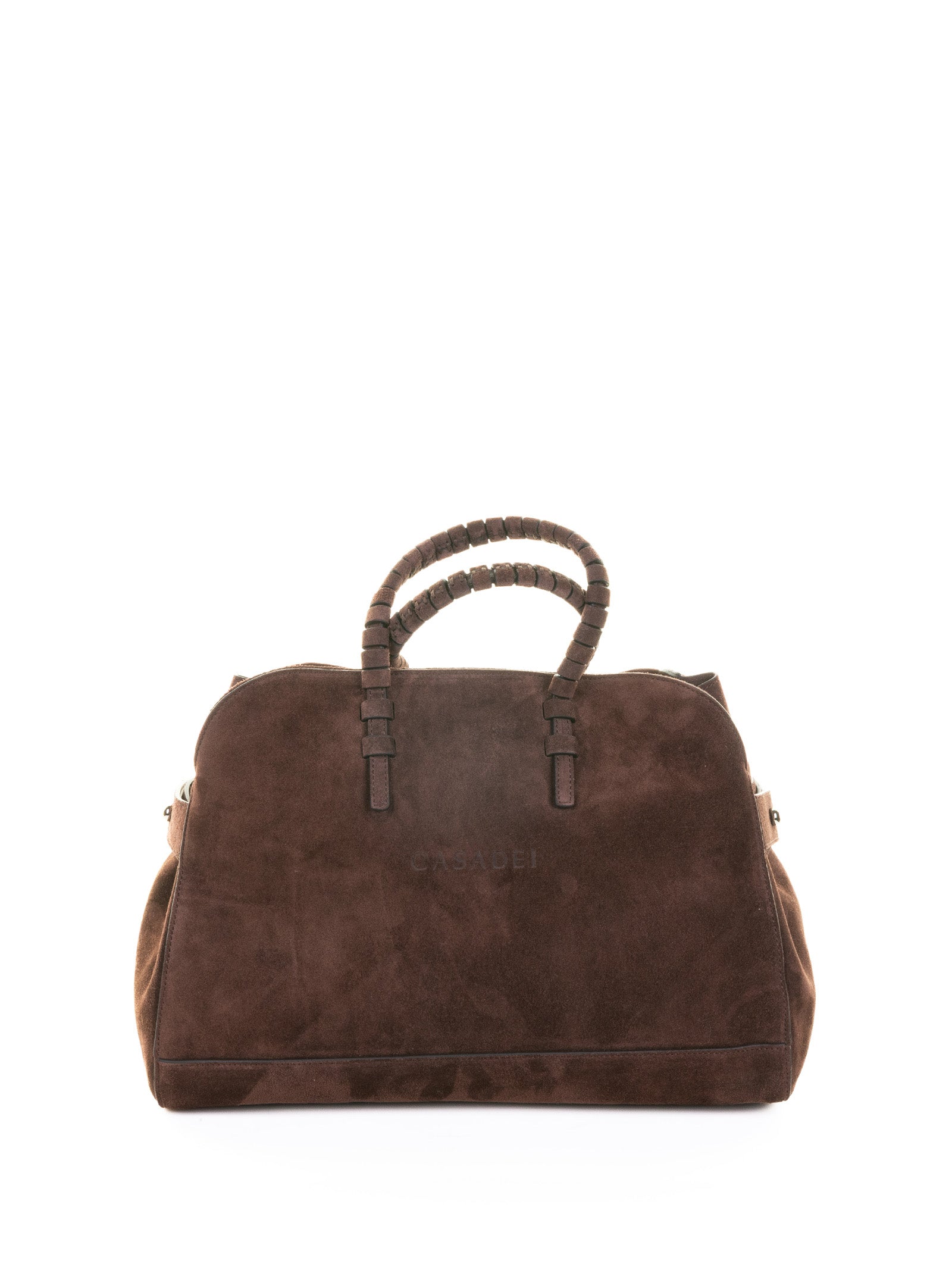 CASADEI Park Avenue Double Handle Handbag - Suede