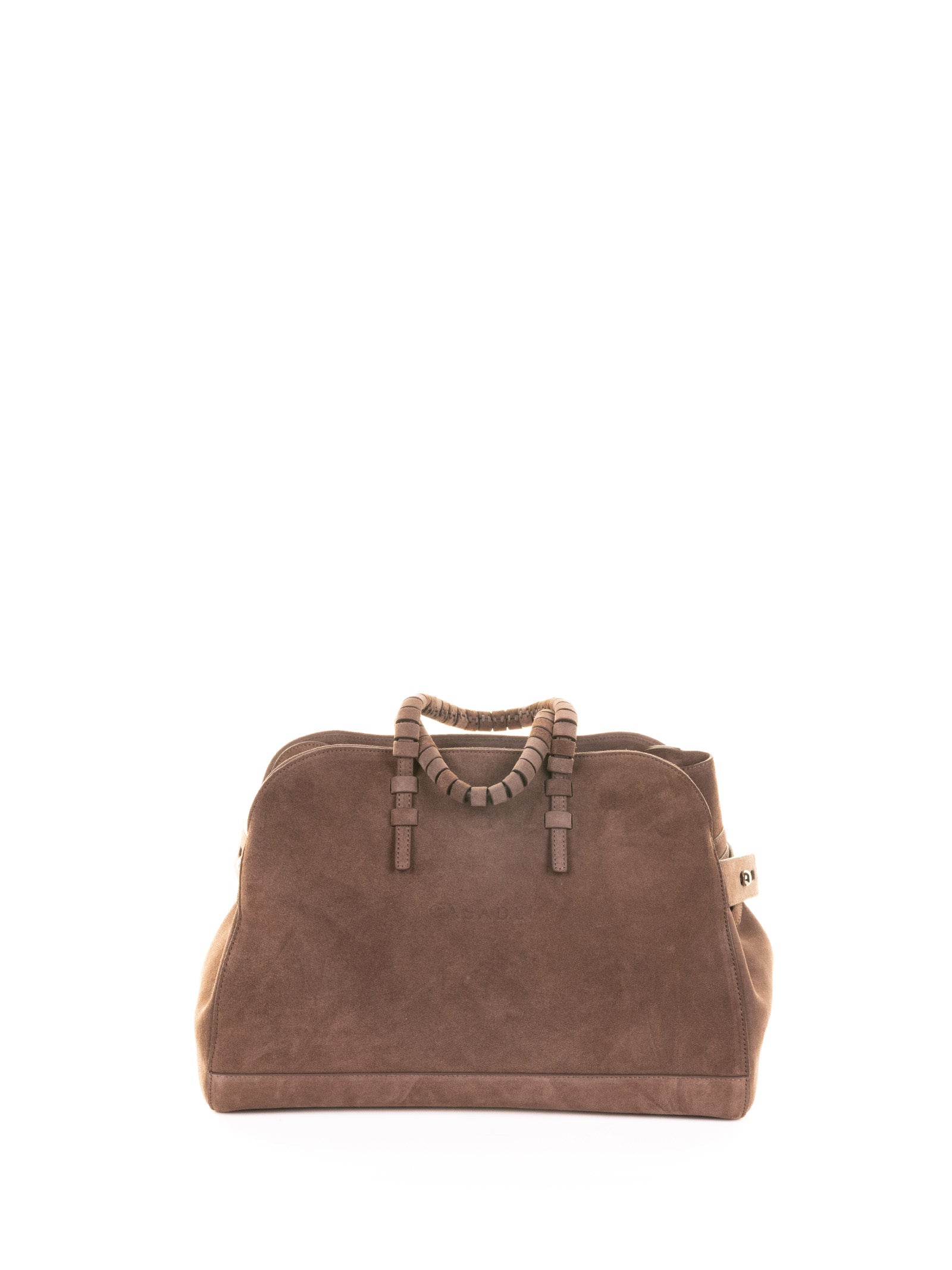 CASADEI Double-Handle Suede Handbag for Women
