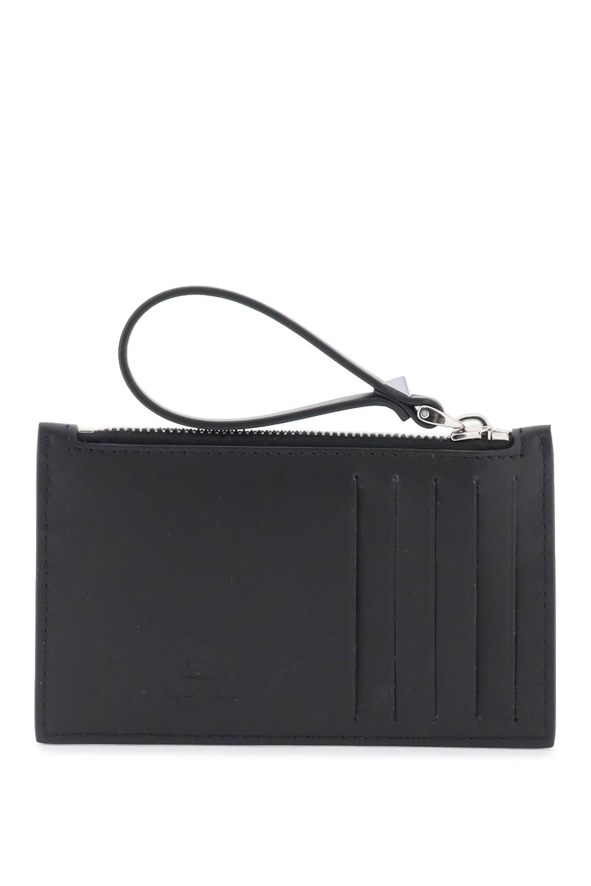 VALENTINO GARAVANI Mini Leather Card Holder