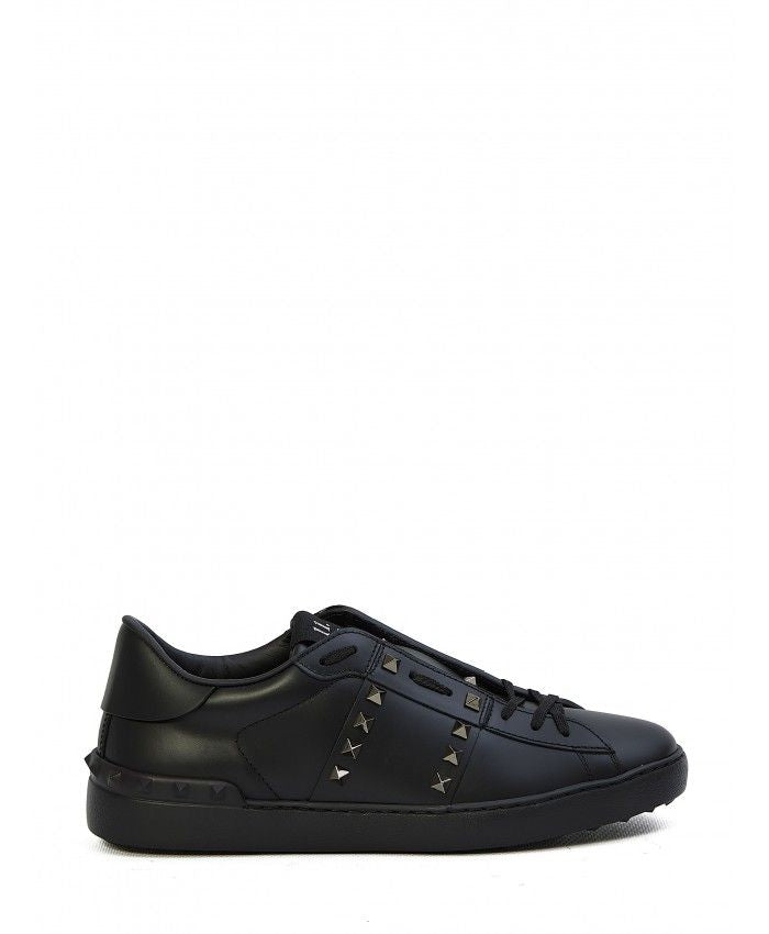 VALENTINO GARAVANI Leather Rockstud Untitled Sneakers for Men