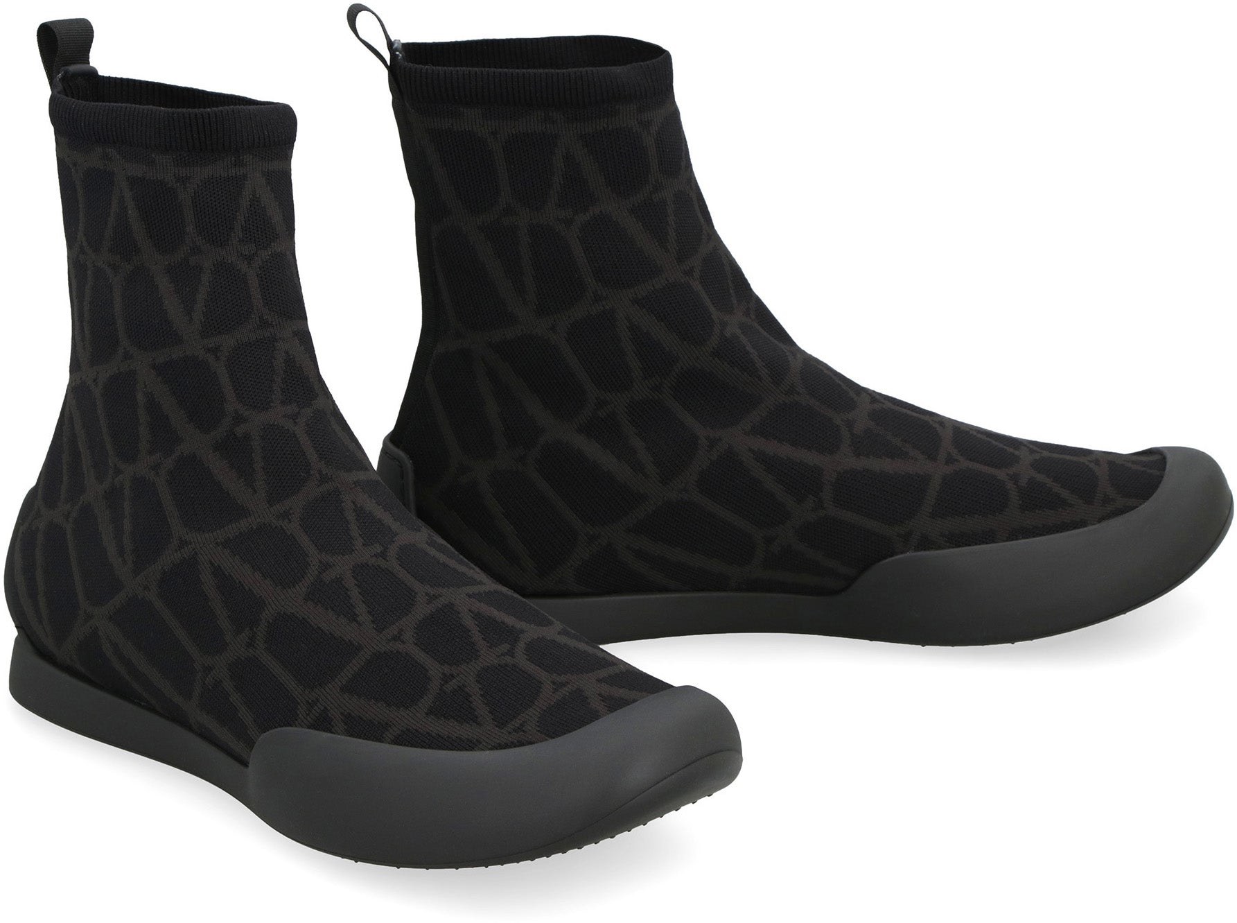 VALENTINO Cityshore High-Top Fabric Sneakers - FW23 Collection