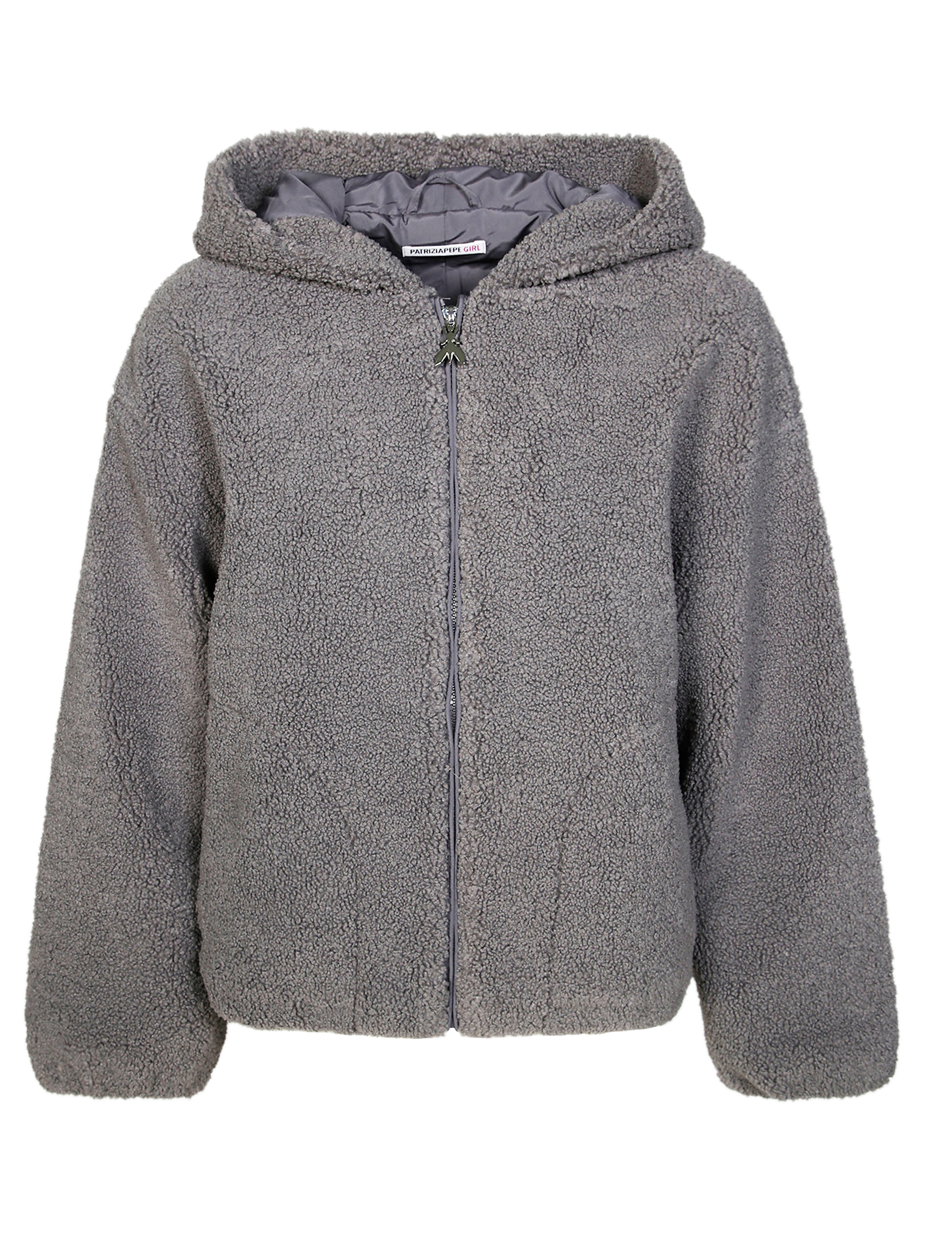 PATRIZIA PEPE Cozy Teddy Jacket with Hood