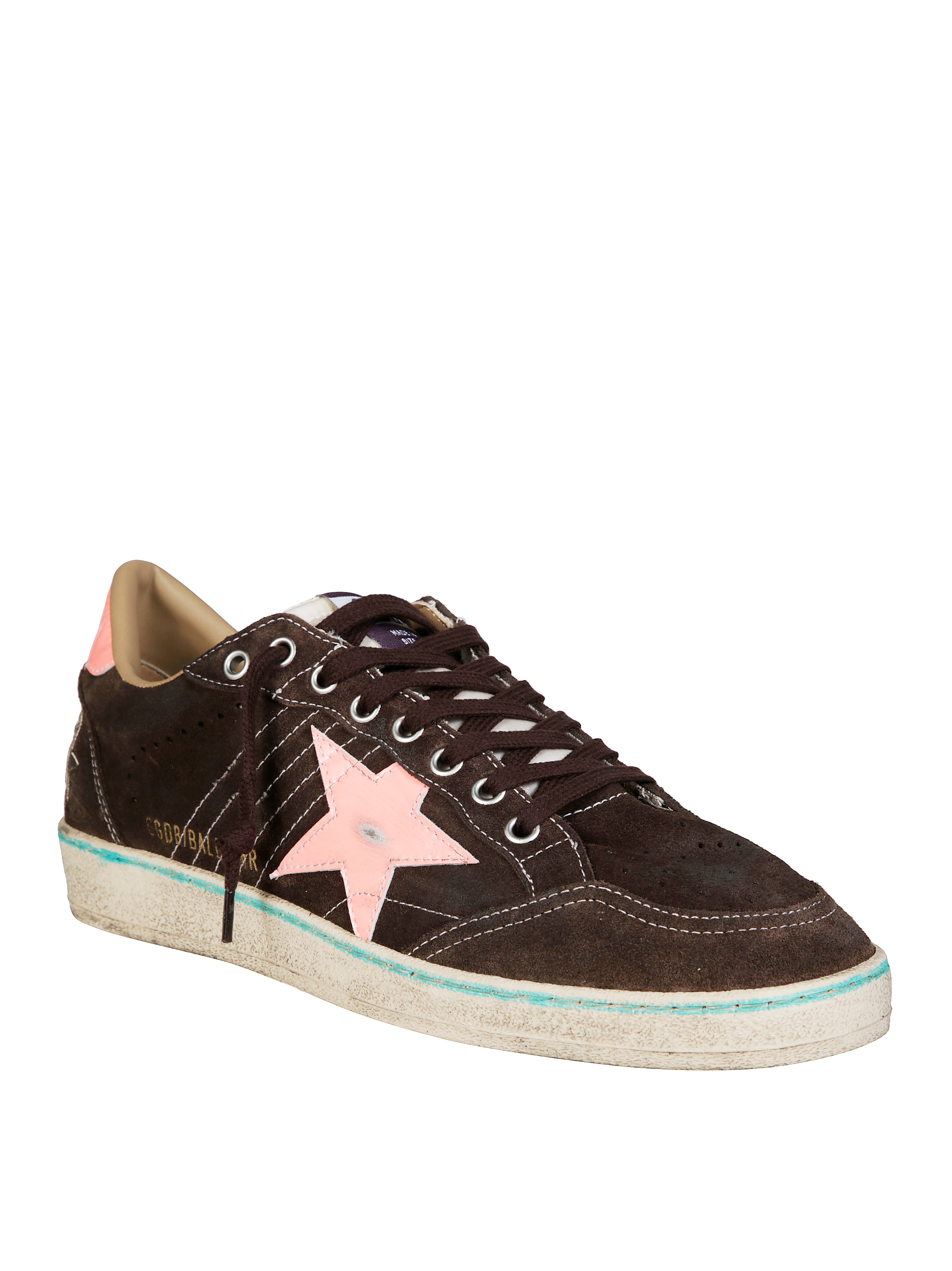 GOLDEN GOOSE Suede Upper Sneaker with Stella Logo - Women
