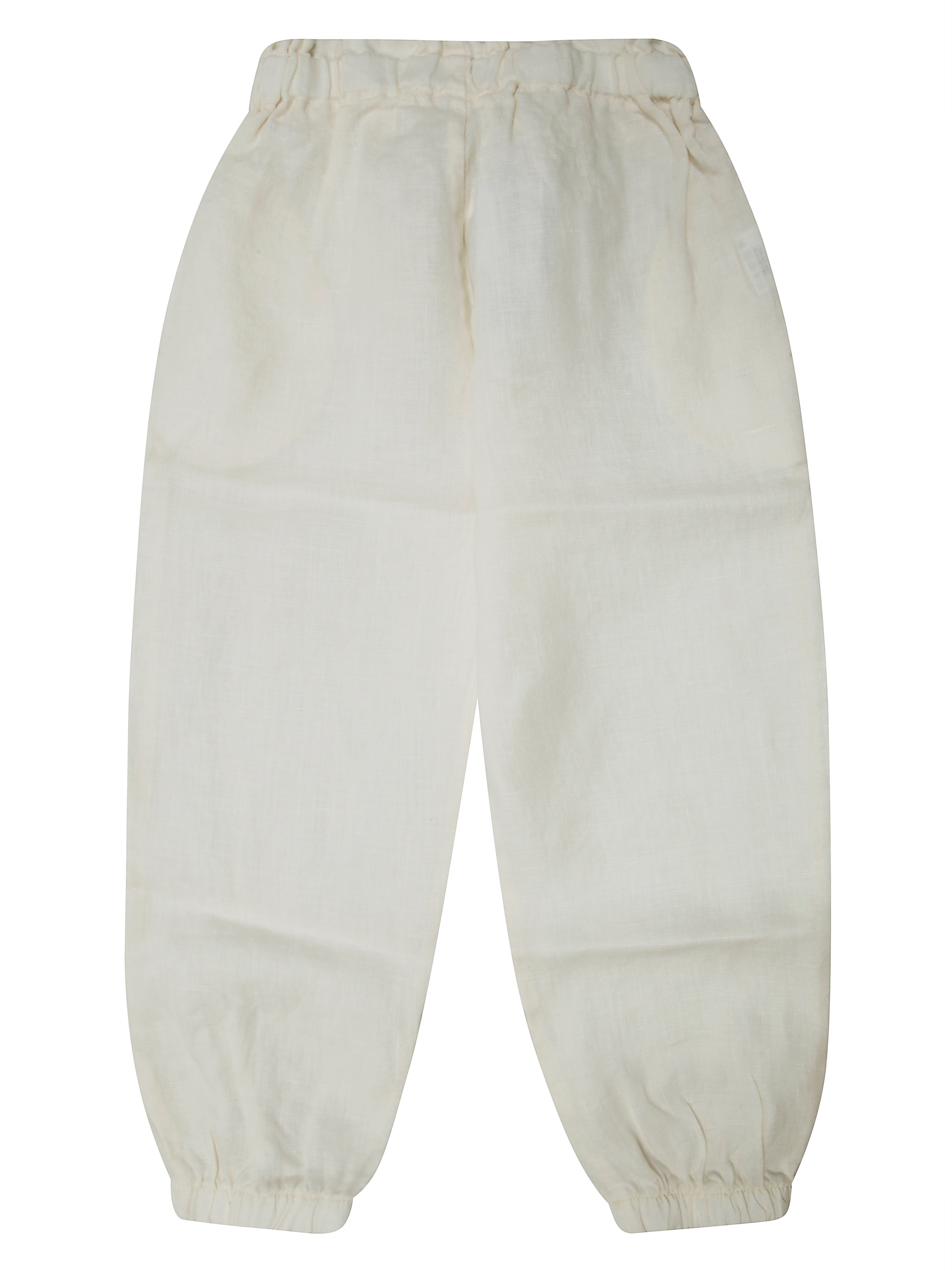 1+IN THE FAMILY Cotton Trousers with Drawstring for Kids