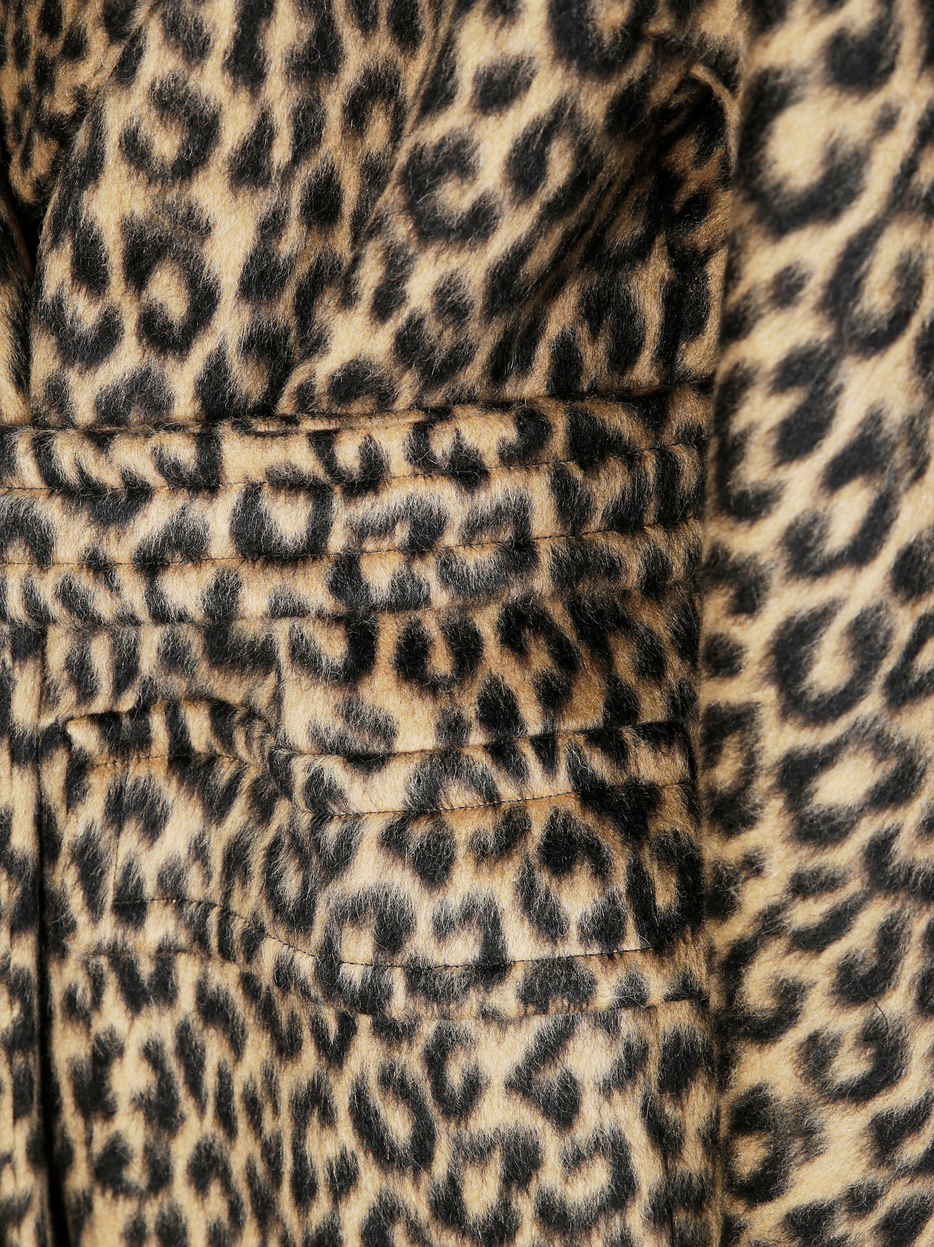 TAGLIATORE Animal Print Hooded Jacket for Men