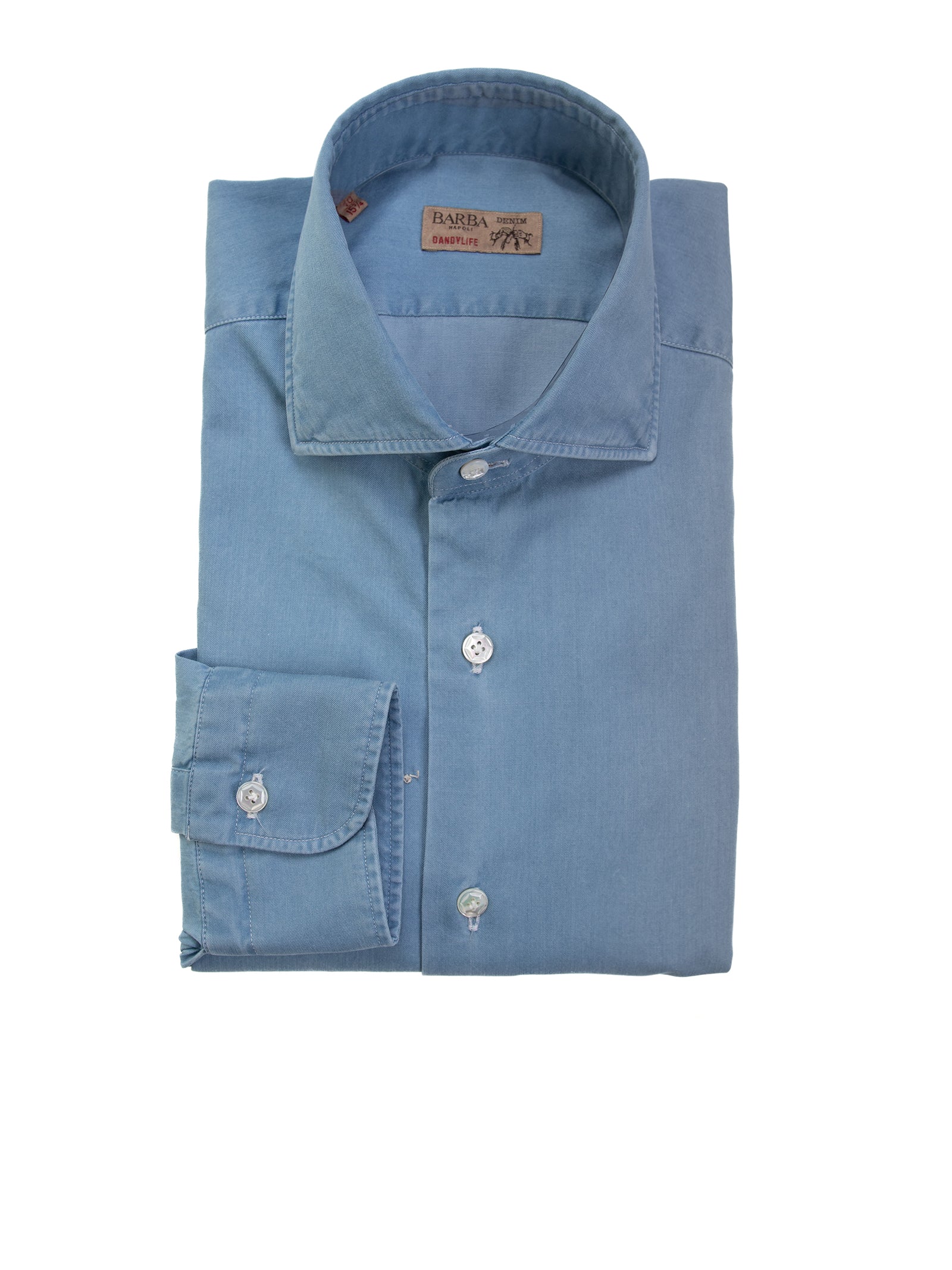 BARBA Napoli Long-Sleeved Button-Up Shirt for Men