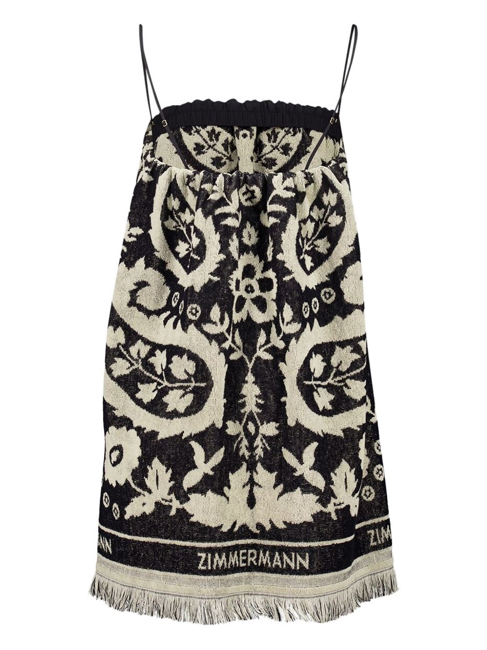 ZIMMERMANN Printed Silk & Nylon Mini Dress for Women