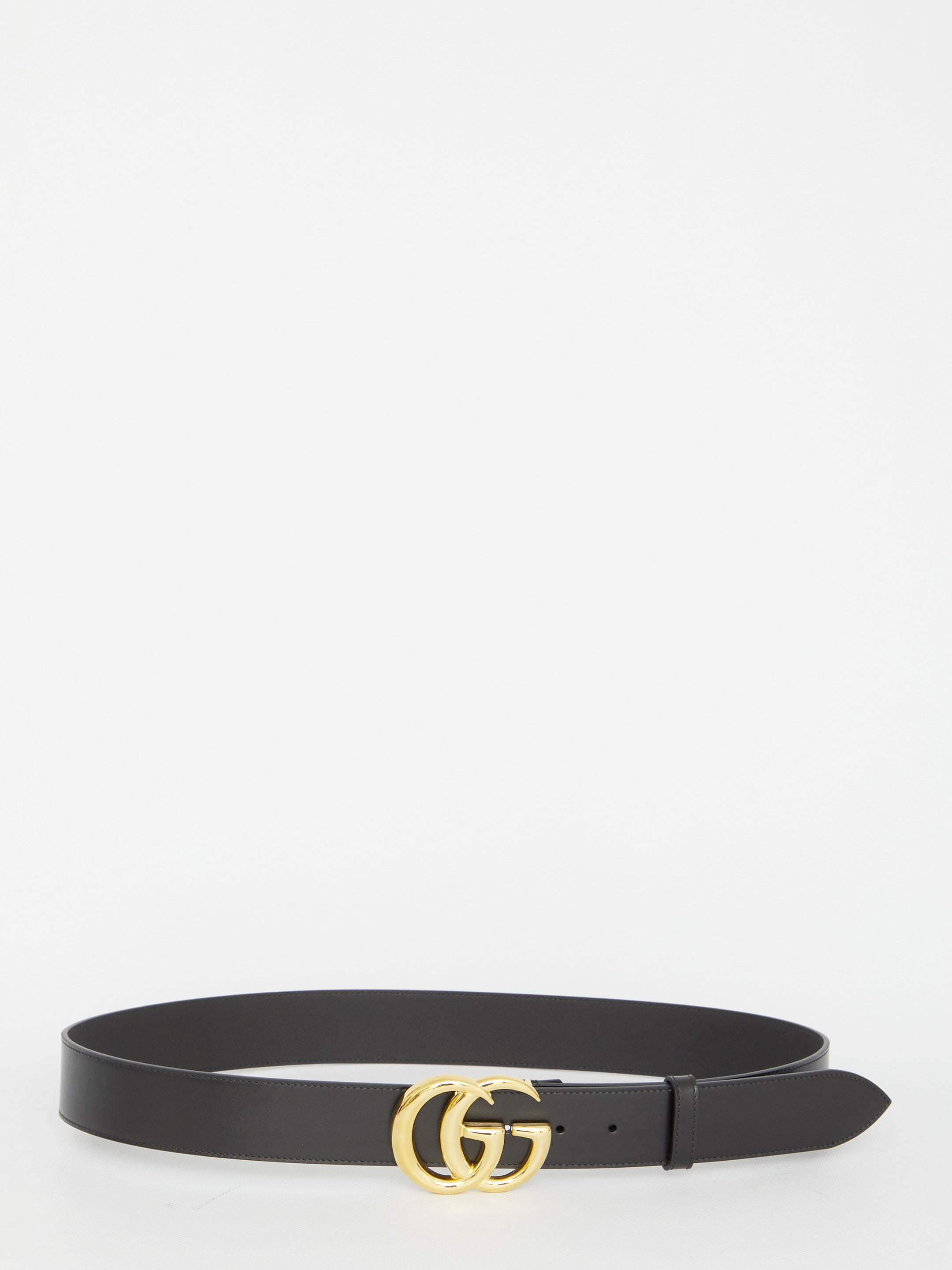 GUCCI Wide Re-Edition Belt with Double G Buckle