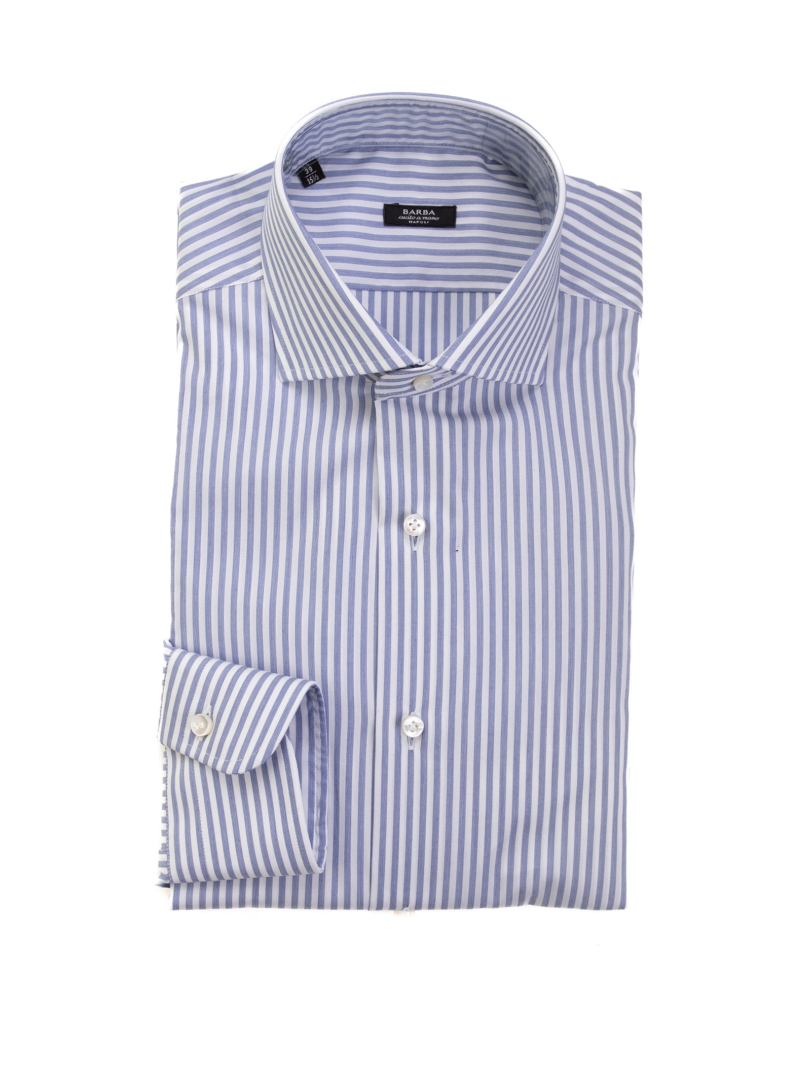 BARBA Napoli Striped Long-Sleeved Shirt for Men