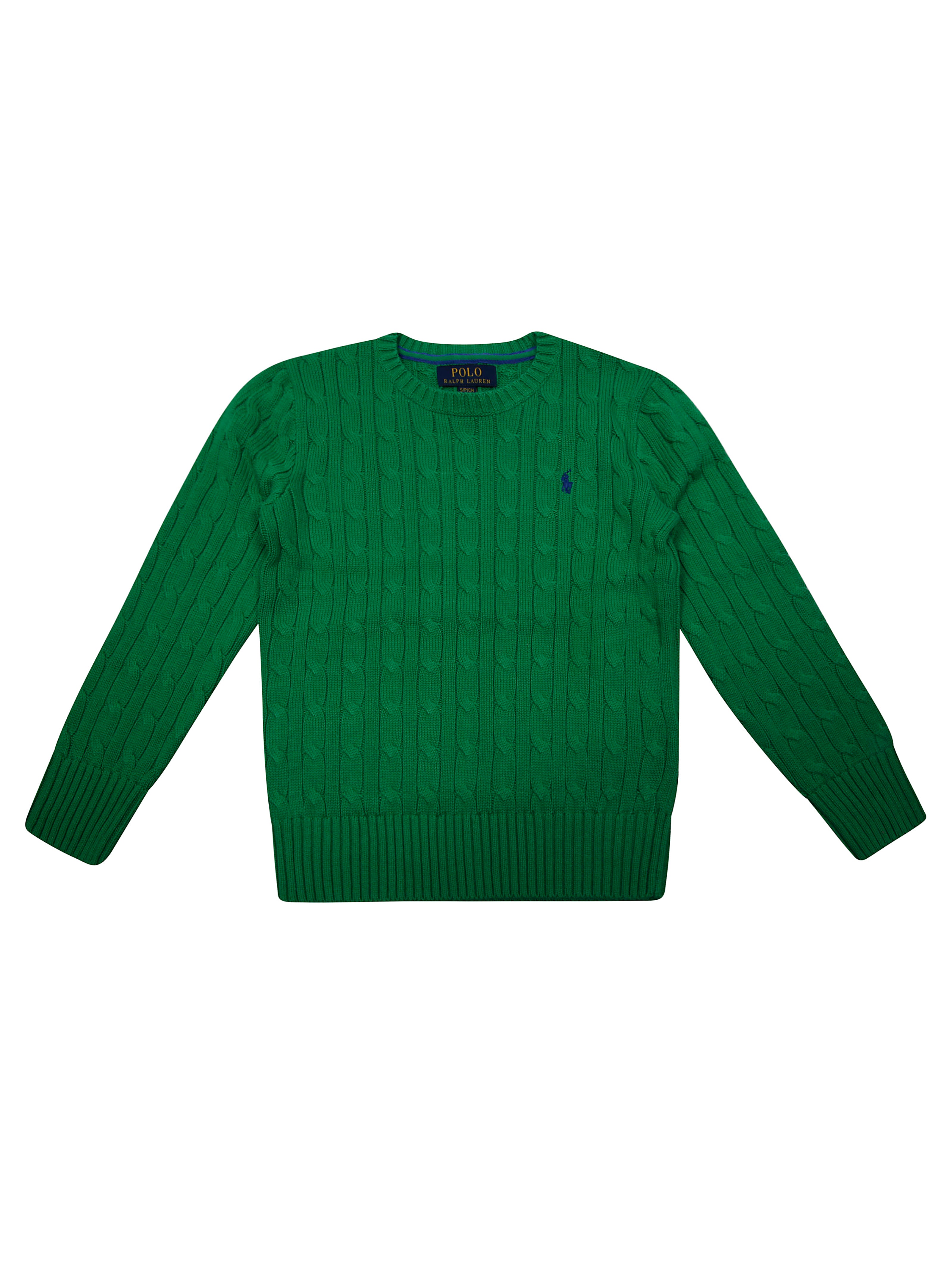 POLO RALPH LAUREN Mini Cotton Sweater with Embroidered Design