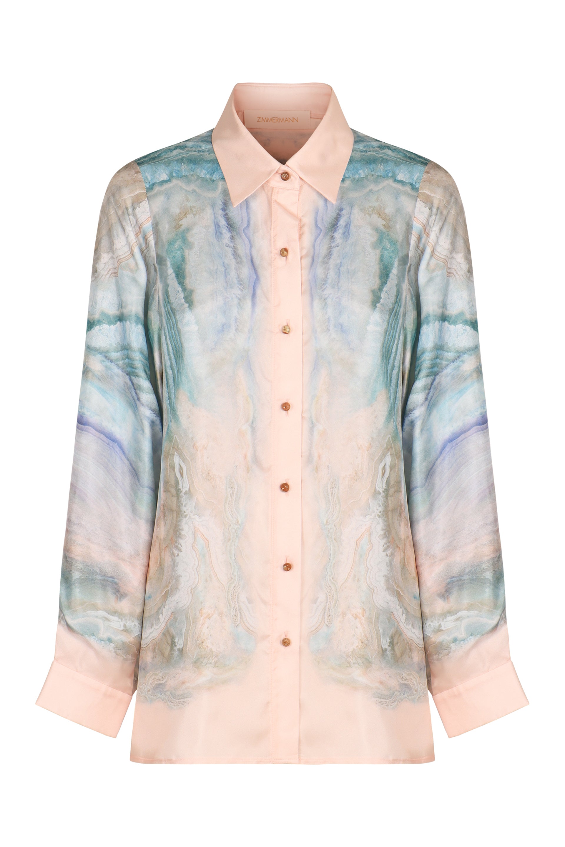 ZIMMERMANN Relaxed Fit Printed Viscose Shirt