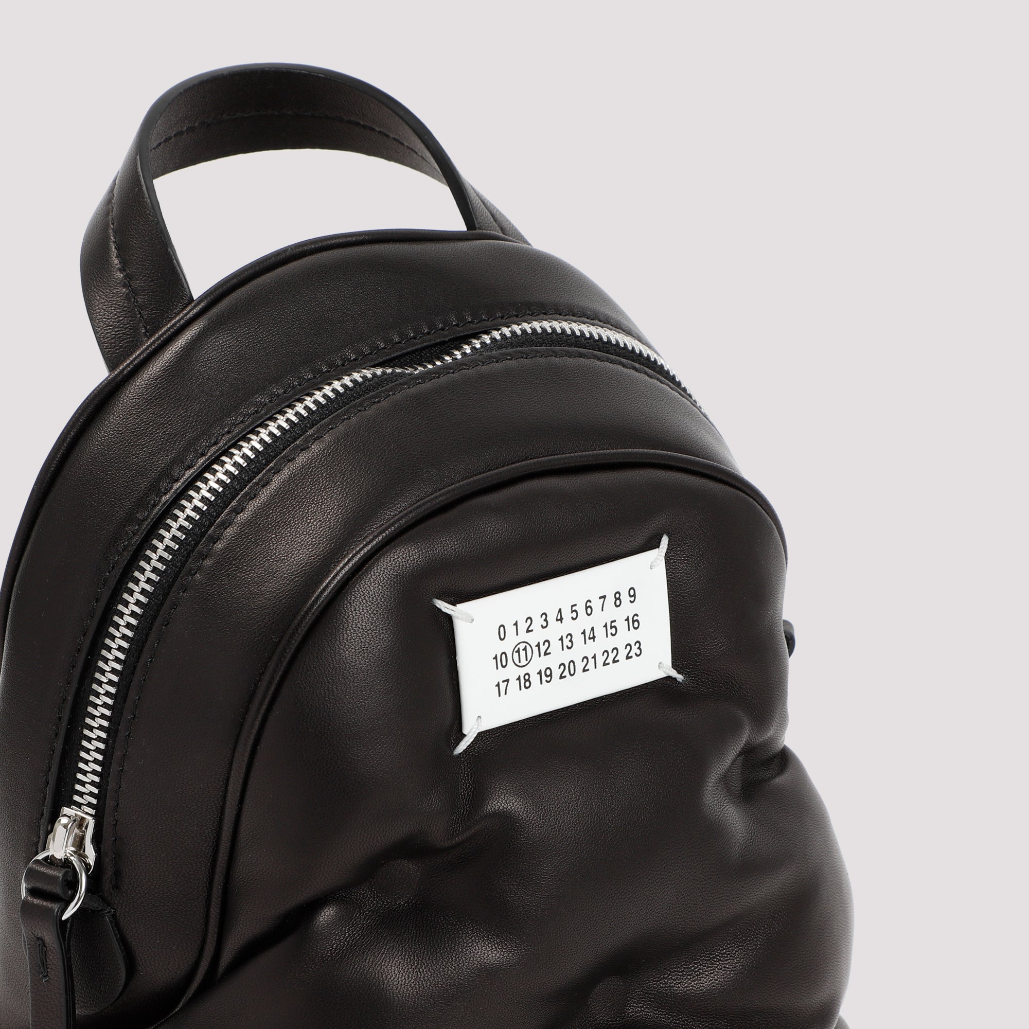 MAISON MARGIELA Leather Glam Slam Mini Backpack 18cm x 23cm x 12cm