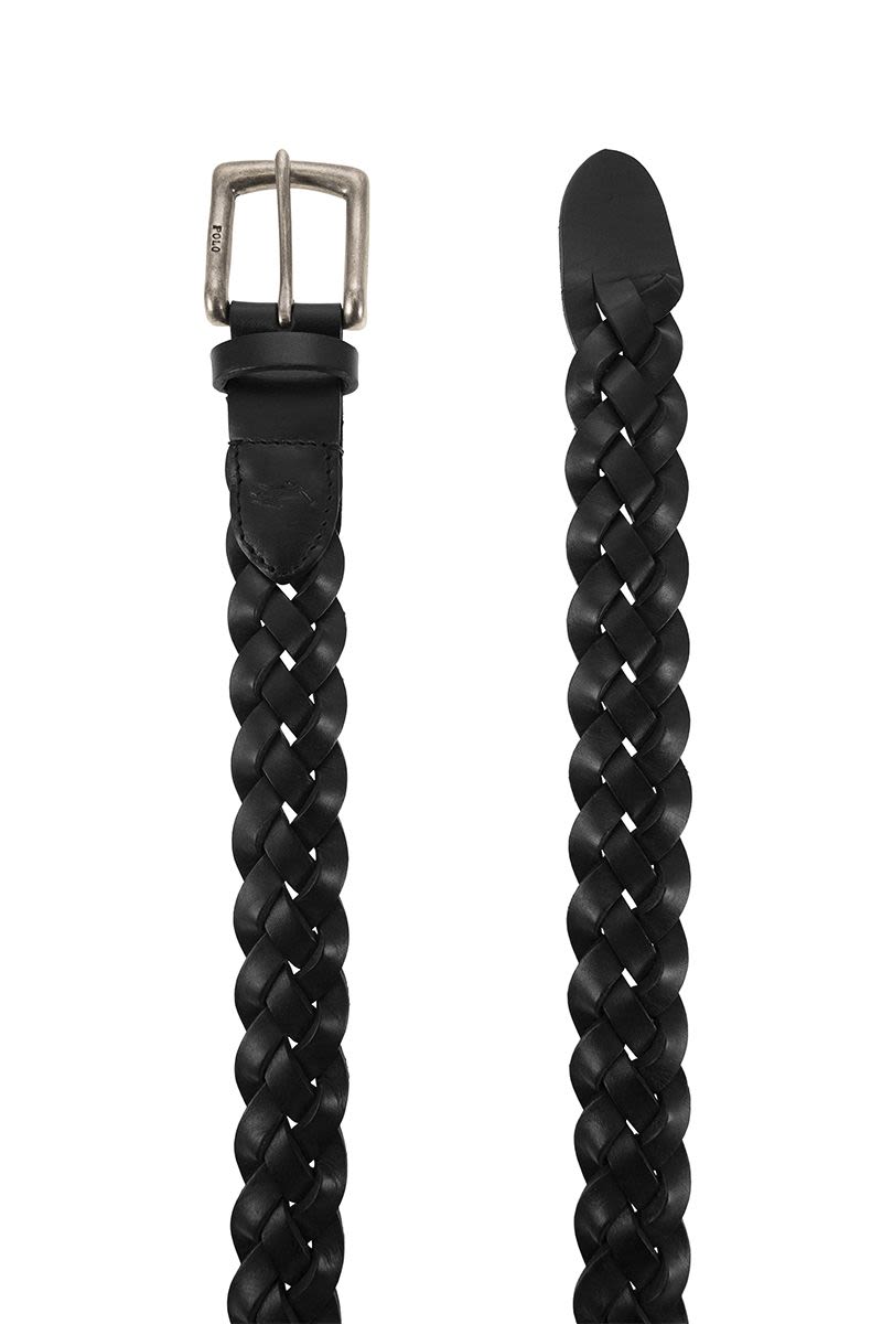 POLO RALPH LAUREN Braided Calfskin Belt - 30mm Width