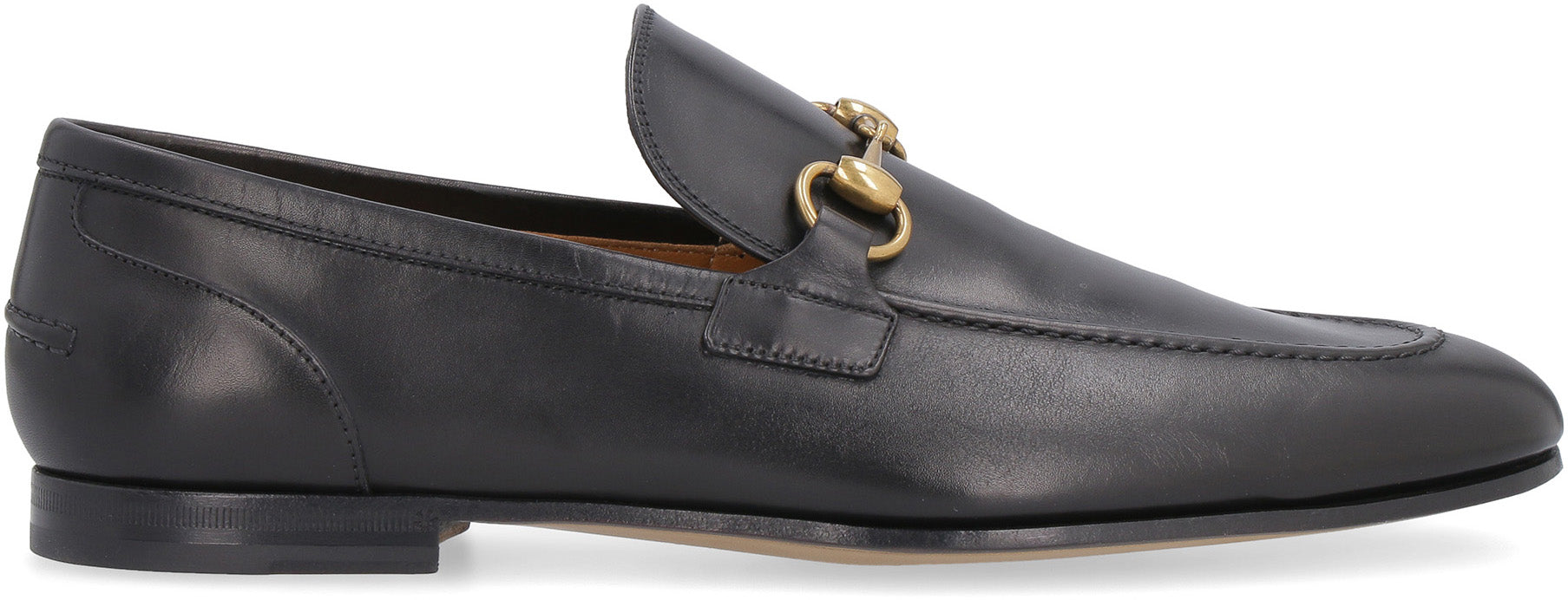 GUCCI Mini Leather Loafers with Horsebit