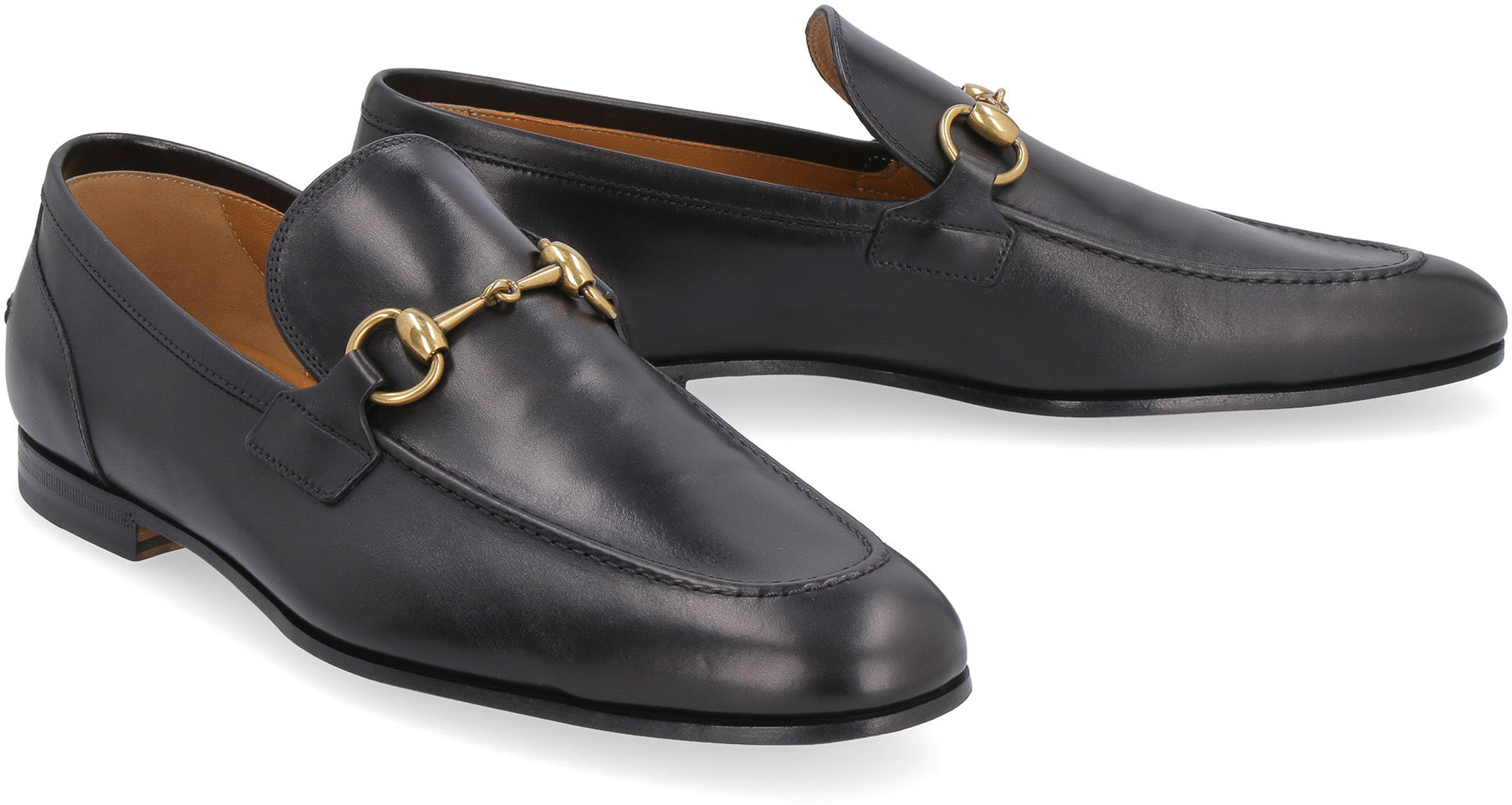 GUCCI Mini Leather Loafers with Horsebit