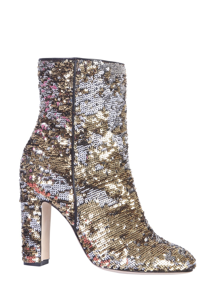 PARIS TEXAS Stiletto Boots with Sequin Detail, 10.5 cm