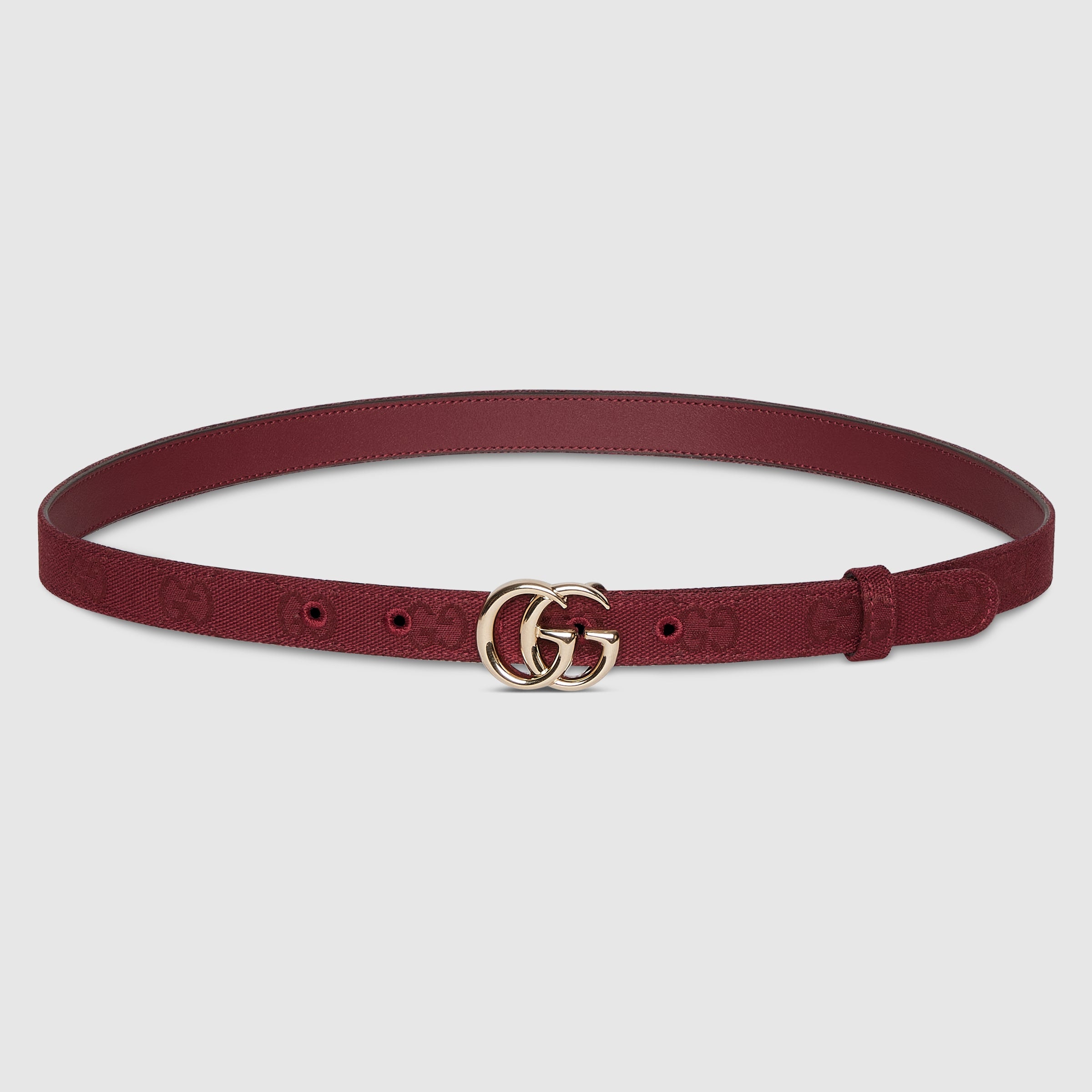 GUCCI Double G Buckle Belt - 2CM Width