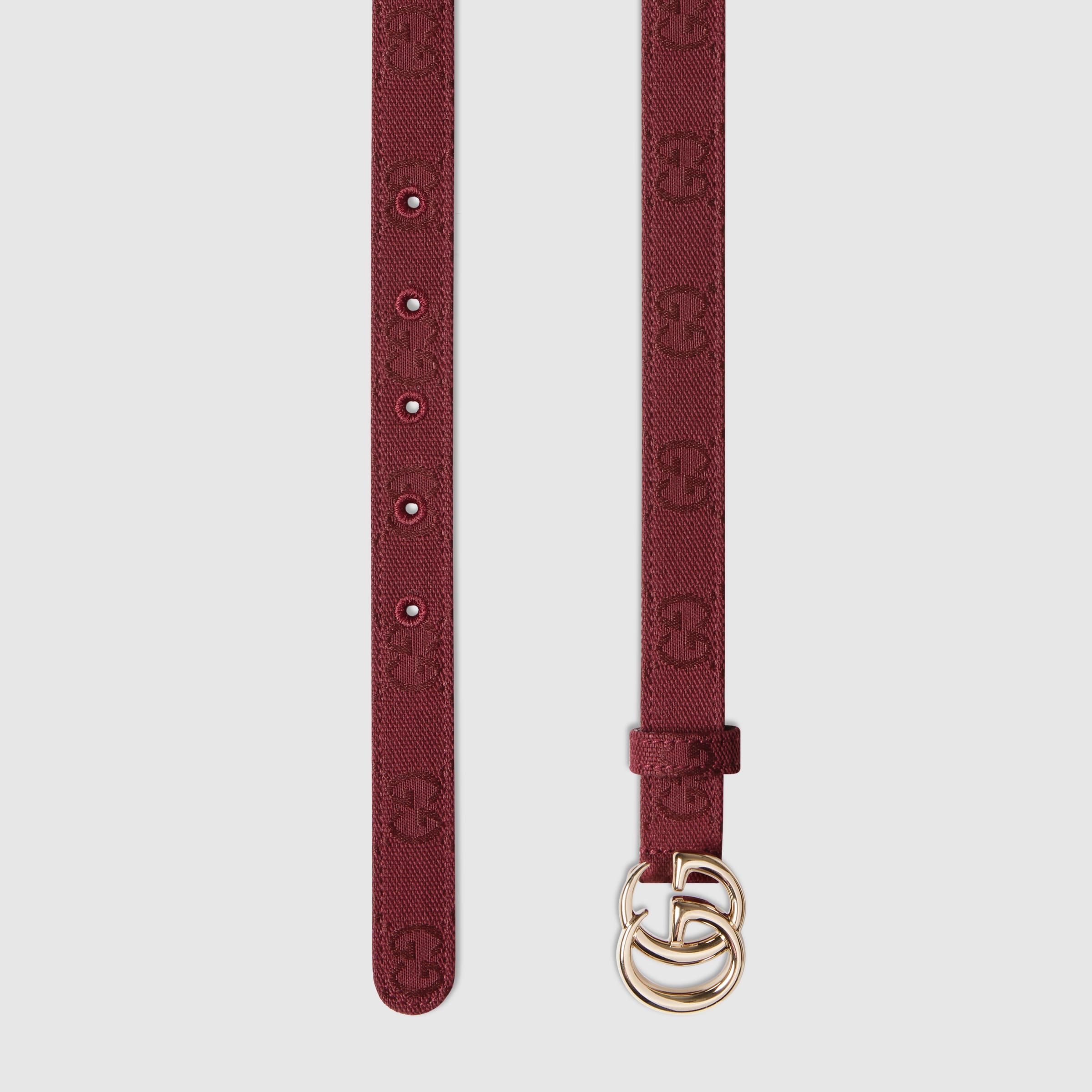 GUCCI Double G Buckle Belt - 2CM Width