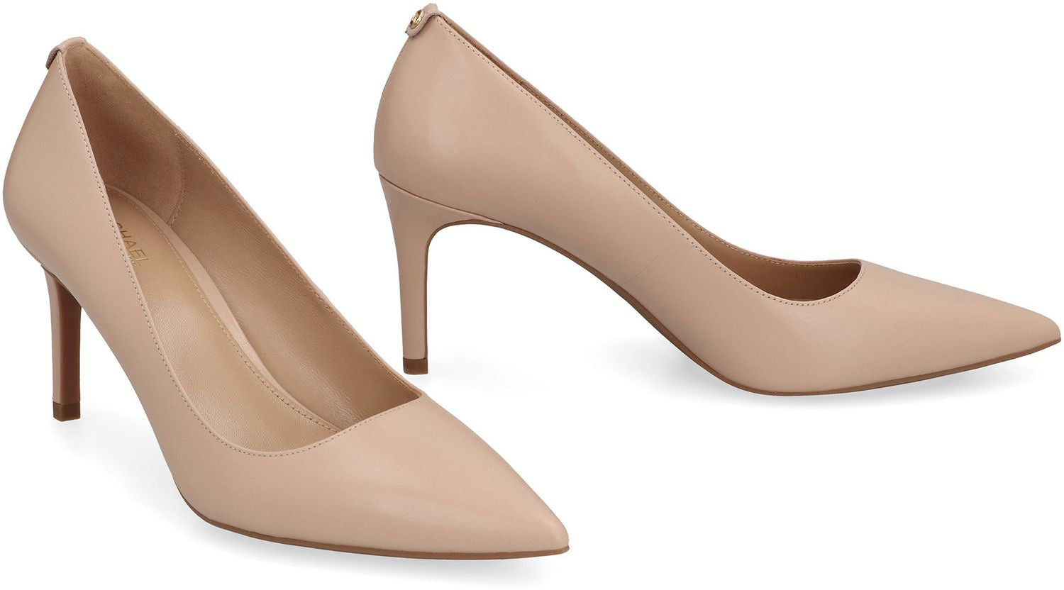 MICHAEL MICHAEL KORS Alina Leather Pointy-Toe Mini Pumps