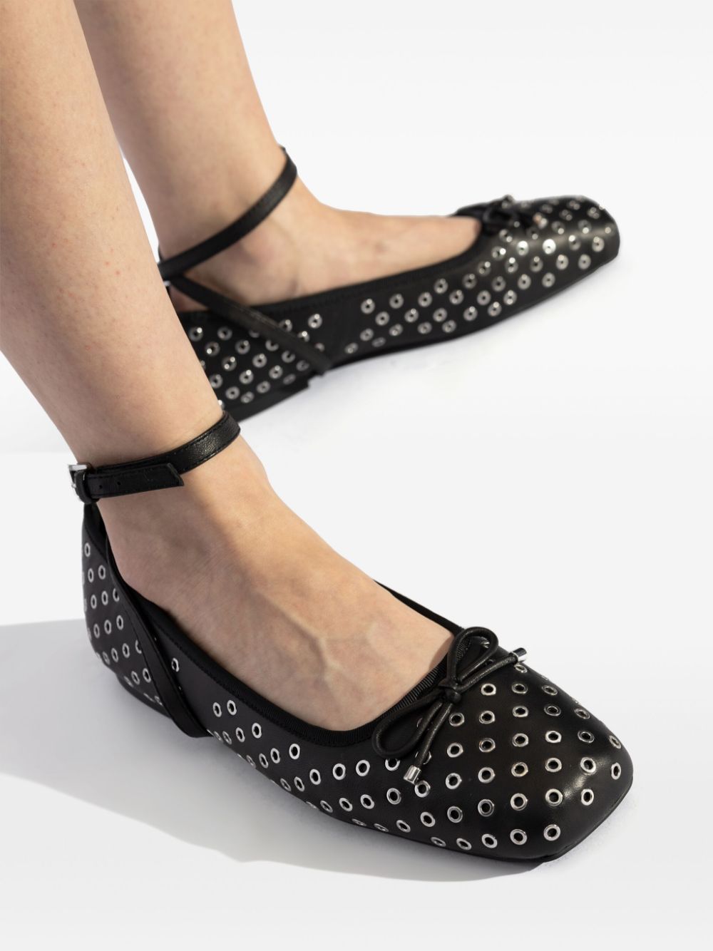 MICHAEL MICHAEL KORS Collette Flex Leather Ballet Flats