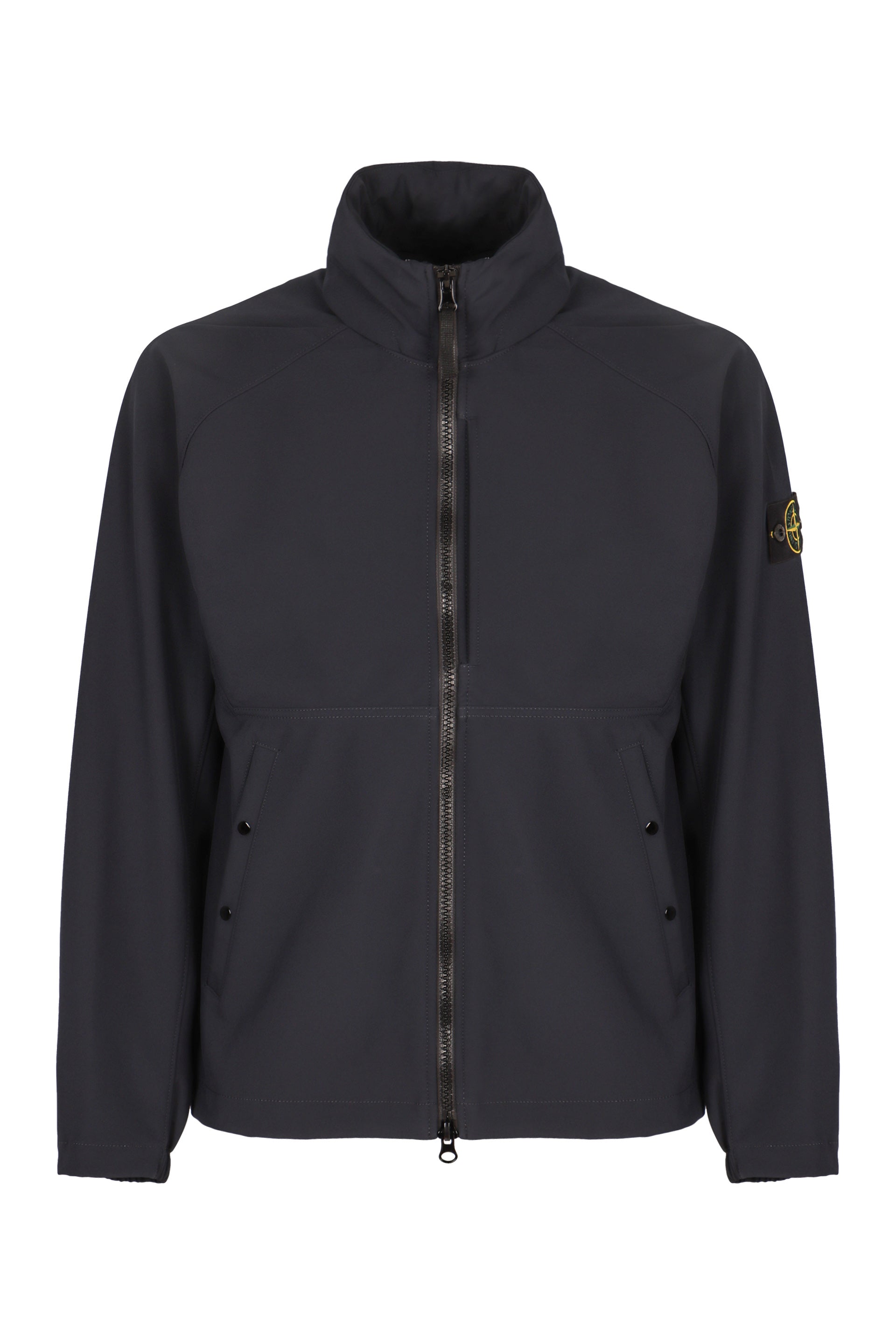 STONE ISLAND Tech Fabric Jacket with Removable Logo Patch