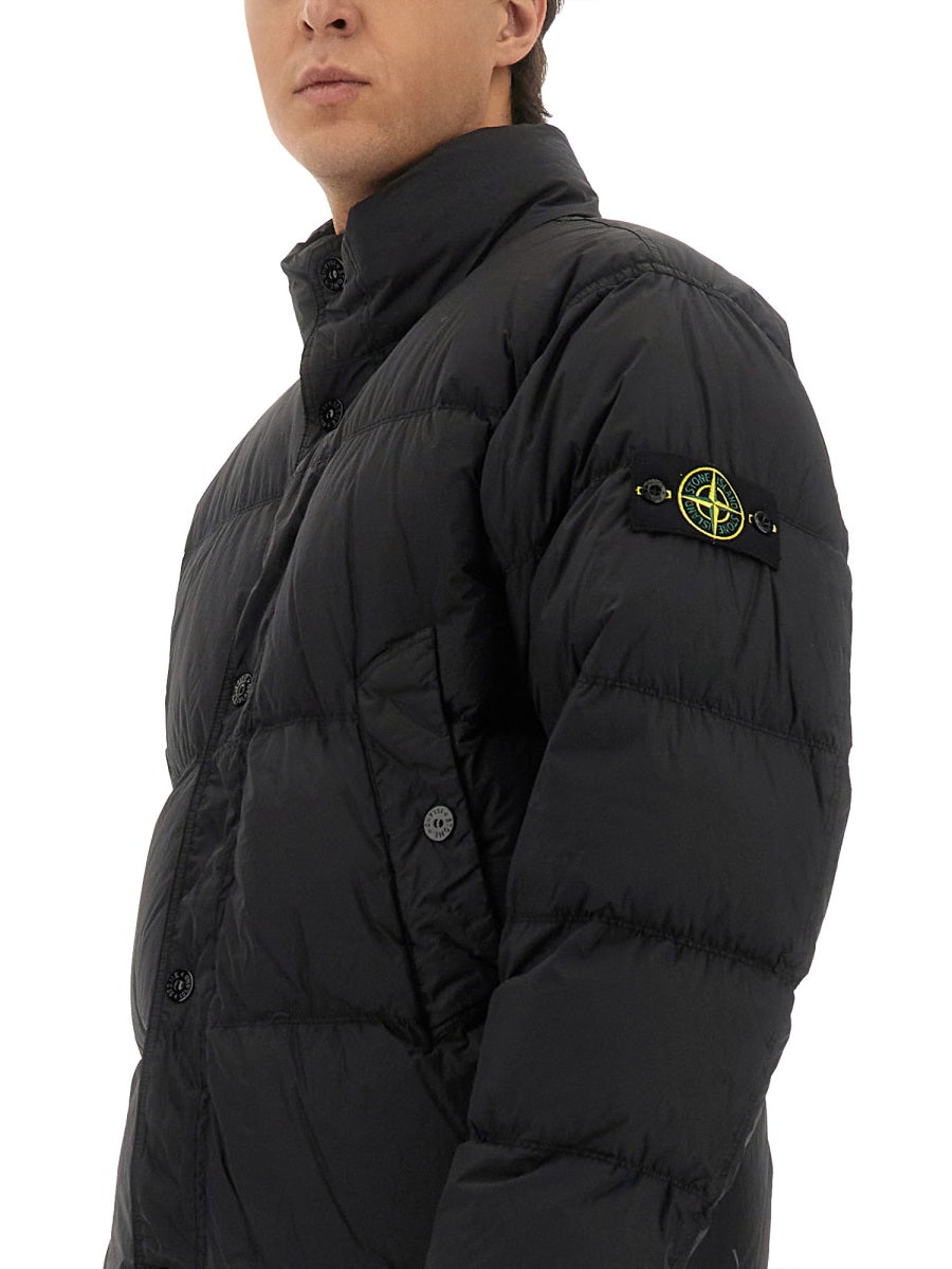 STONE ISLAND Innovative Tech-Ready Down Jacket for Men