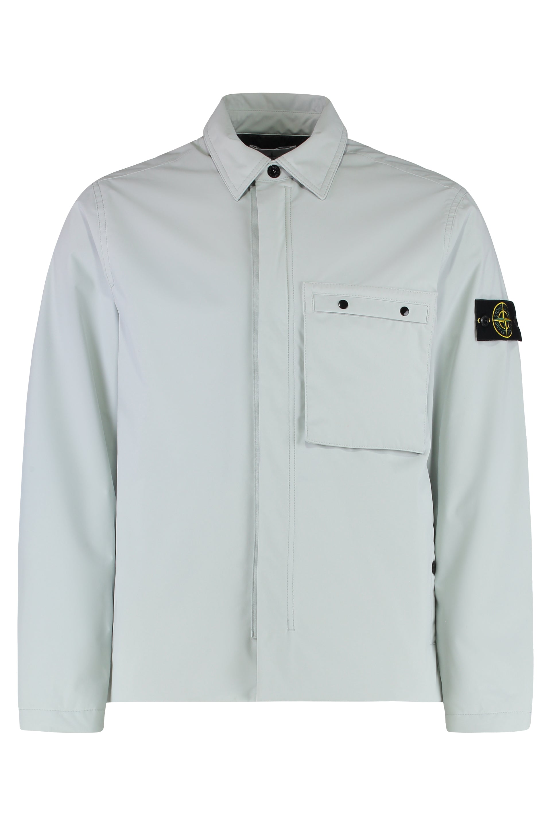 STONE ISLAND Padded Jacket with Removable Logo Patch for Men