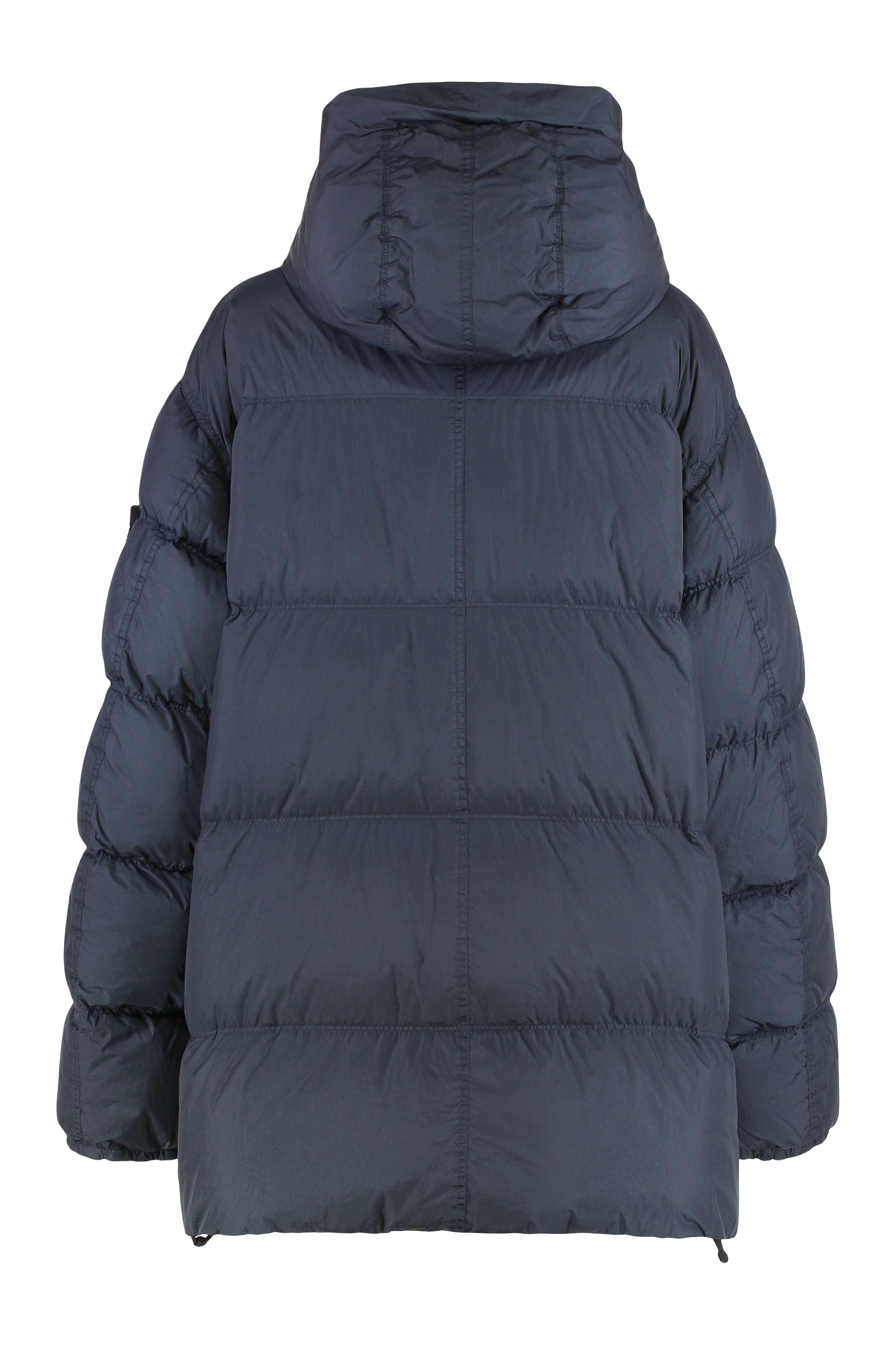 STONE ISLAND Men's Padded Parka Jacket with Adjustable Hood