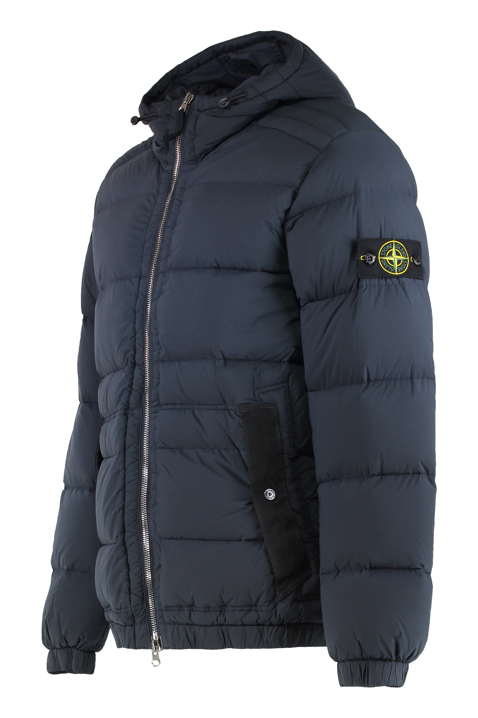 STONE ISLAND Men's Hooded Short Down Jacket