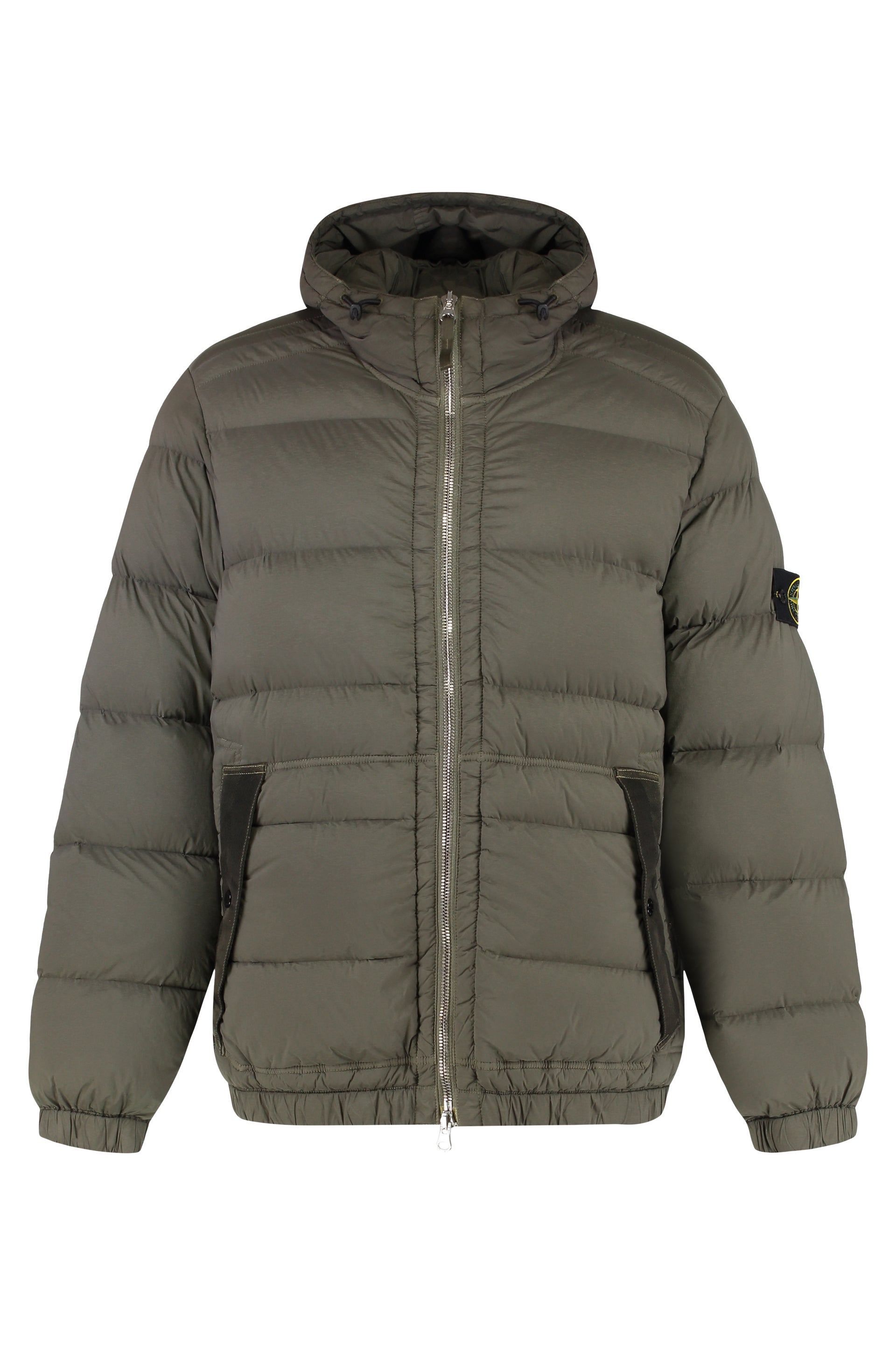 STONE ISLAND Hooded Short Down Jacket for Men