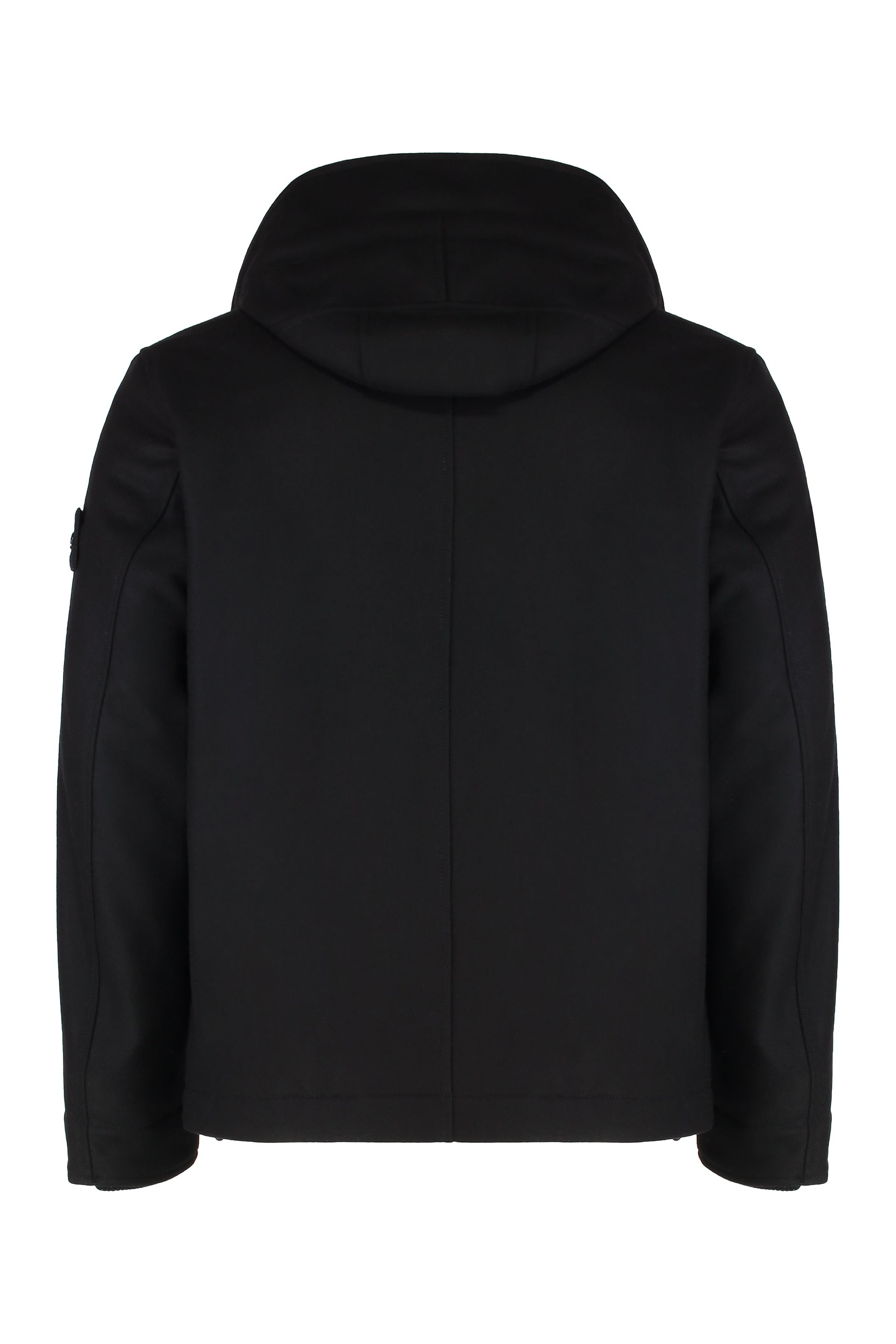 STONE ISLAND Hooded Wool Jacket for Men - FW25 Collection