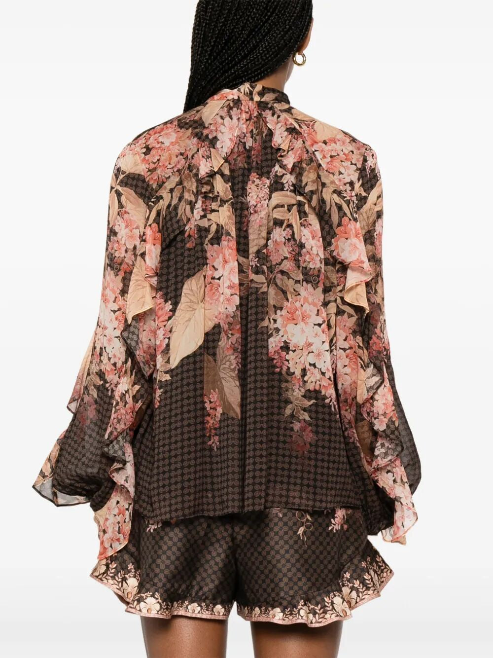 ZIMMERMANN Illuminate Flutter Viscose Mini Blouse