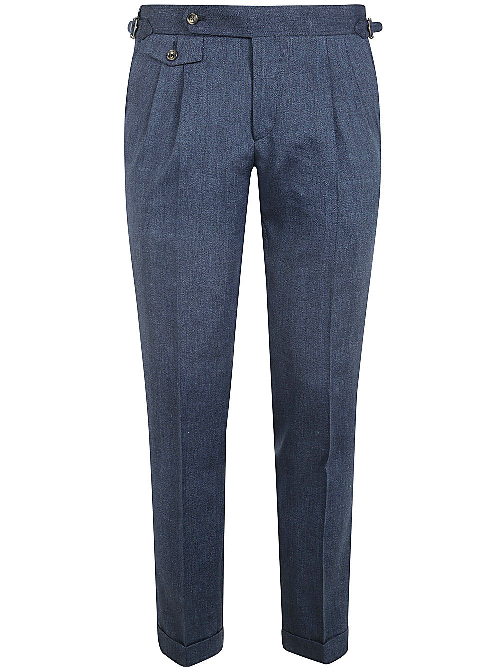 BARBA Napoli Linen Blend Trousers for Men - SS24 Collection